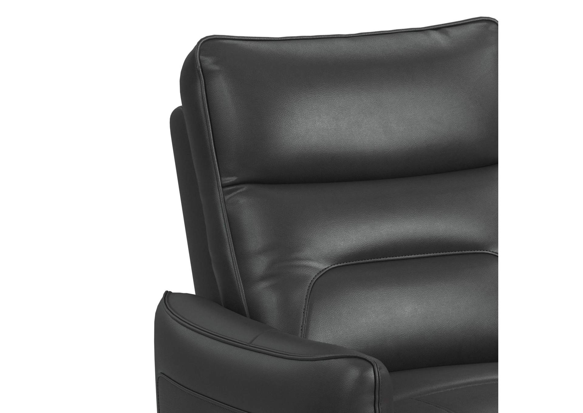 Deco P1 Recliner With Glider And Swivel In Del Mar Grey image 3