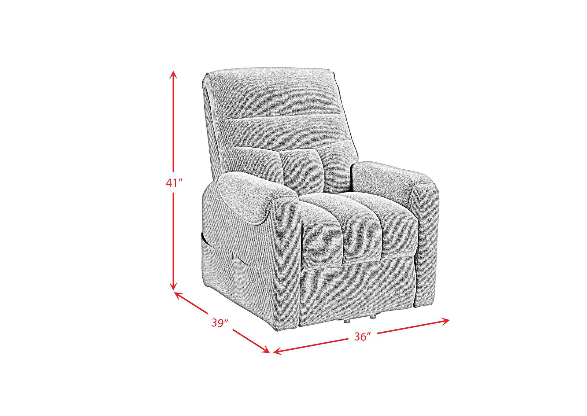 Desoto Power Lift Chair In Sahara Black image 5
