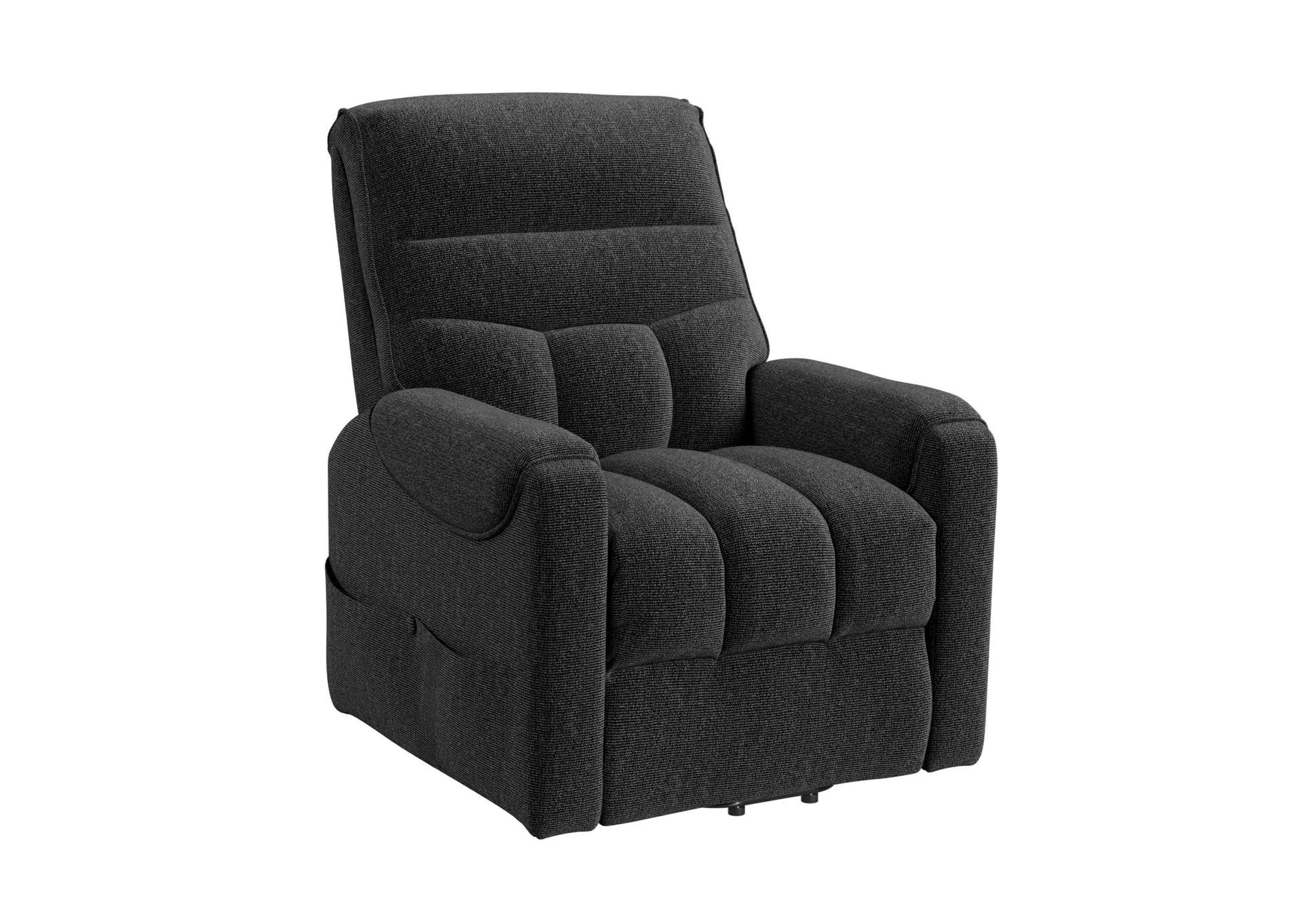 Desoto Power Lift Chair In Sahara Black image 3