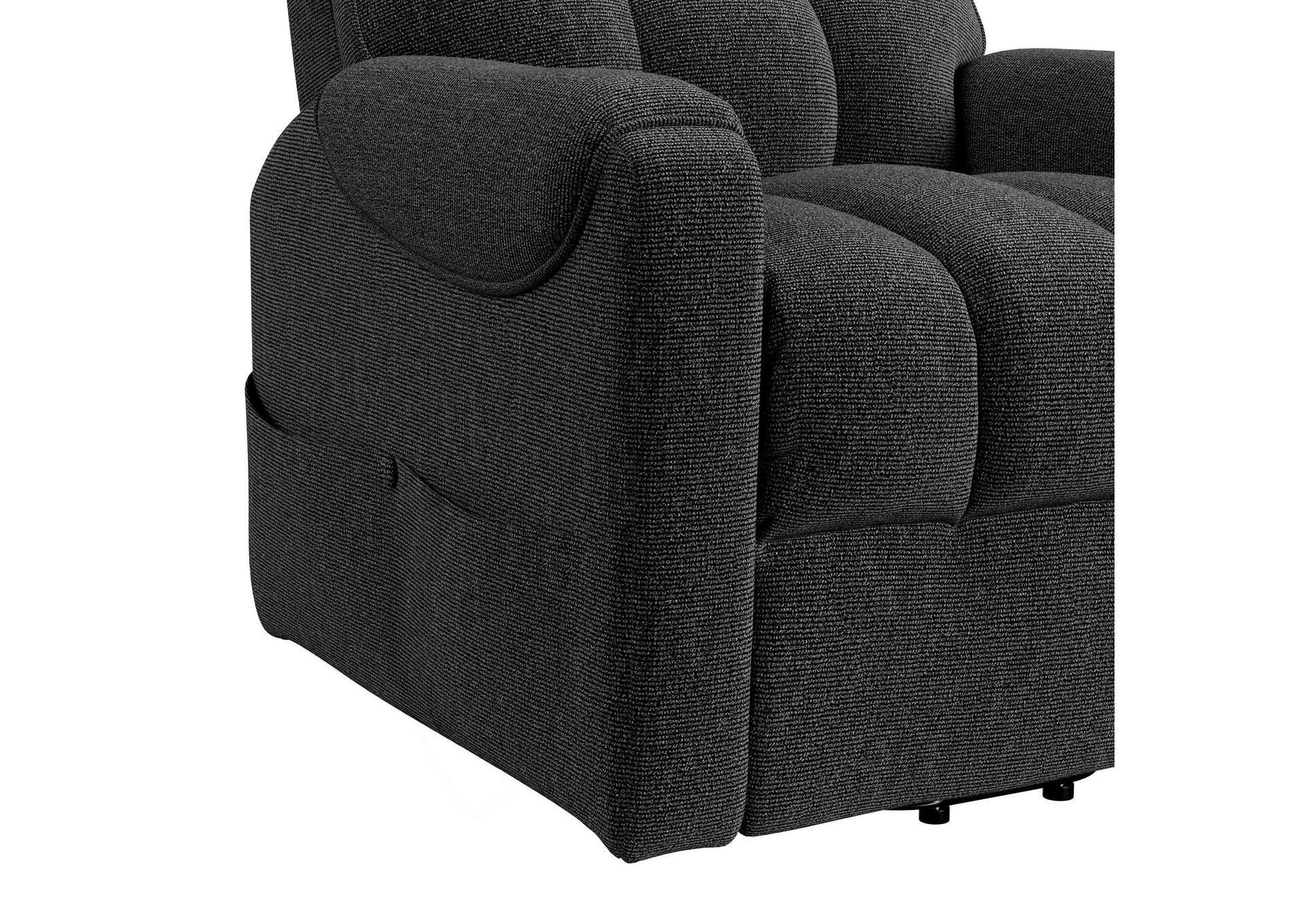 Desoto Power Lift Chair In Sahara Black image 9
