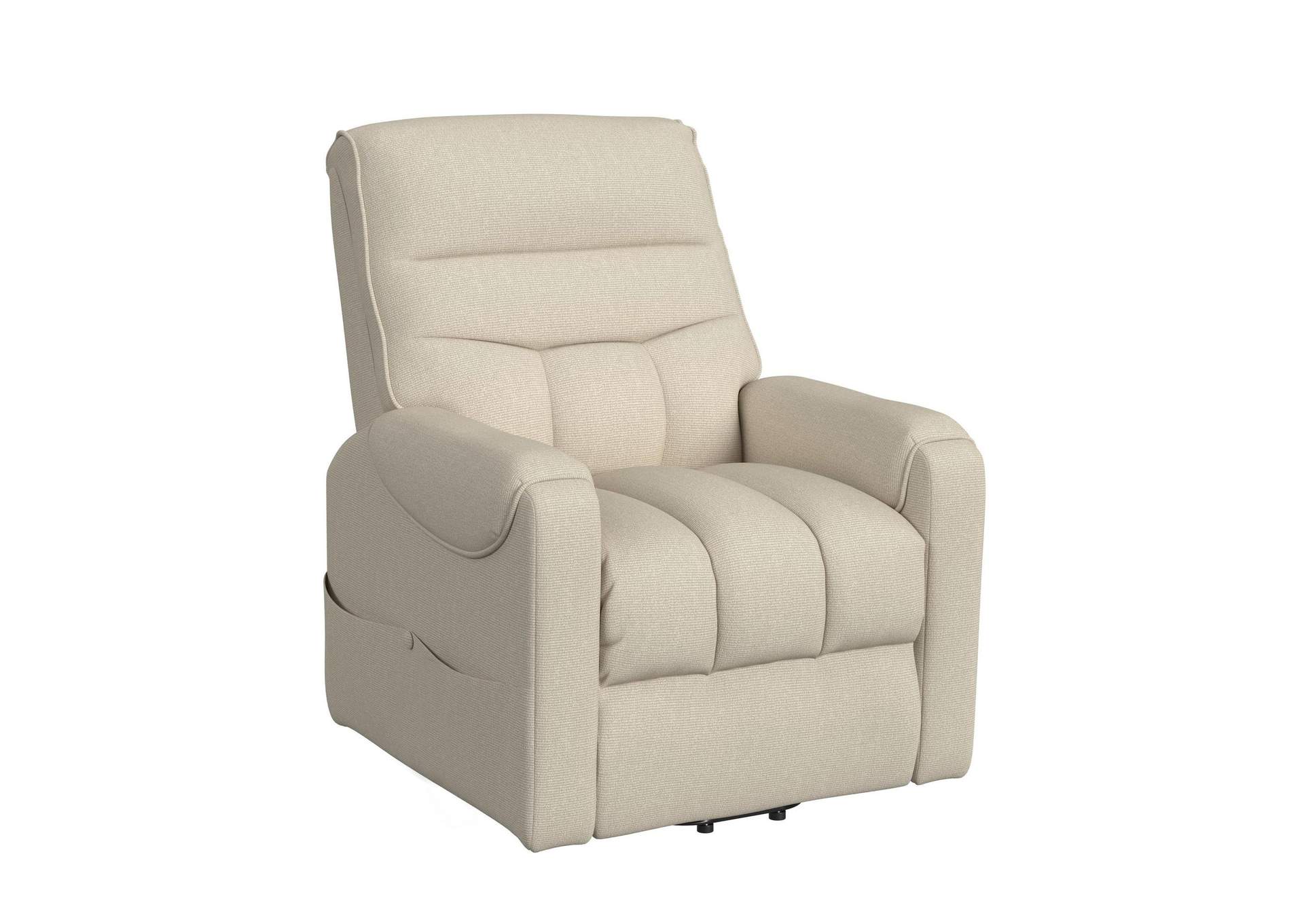 Desoto Power Lift Chair In Sahara Cream image 3