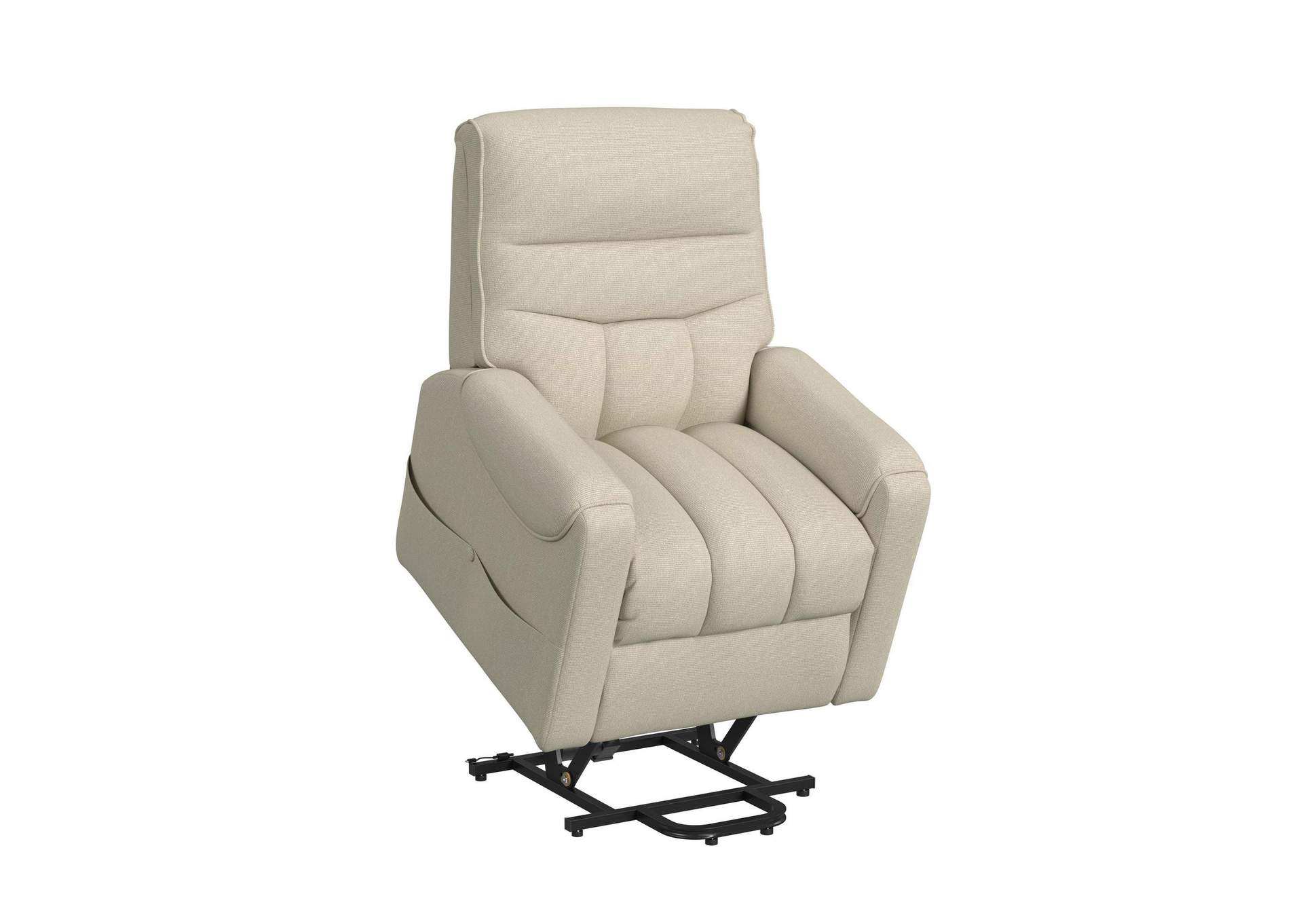 Desoto Power Lift Chair In Sahara Cream image 4