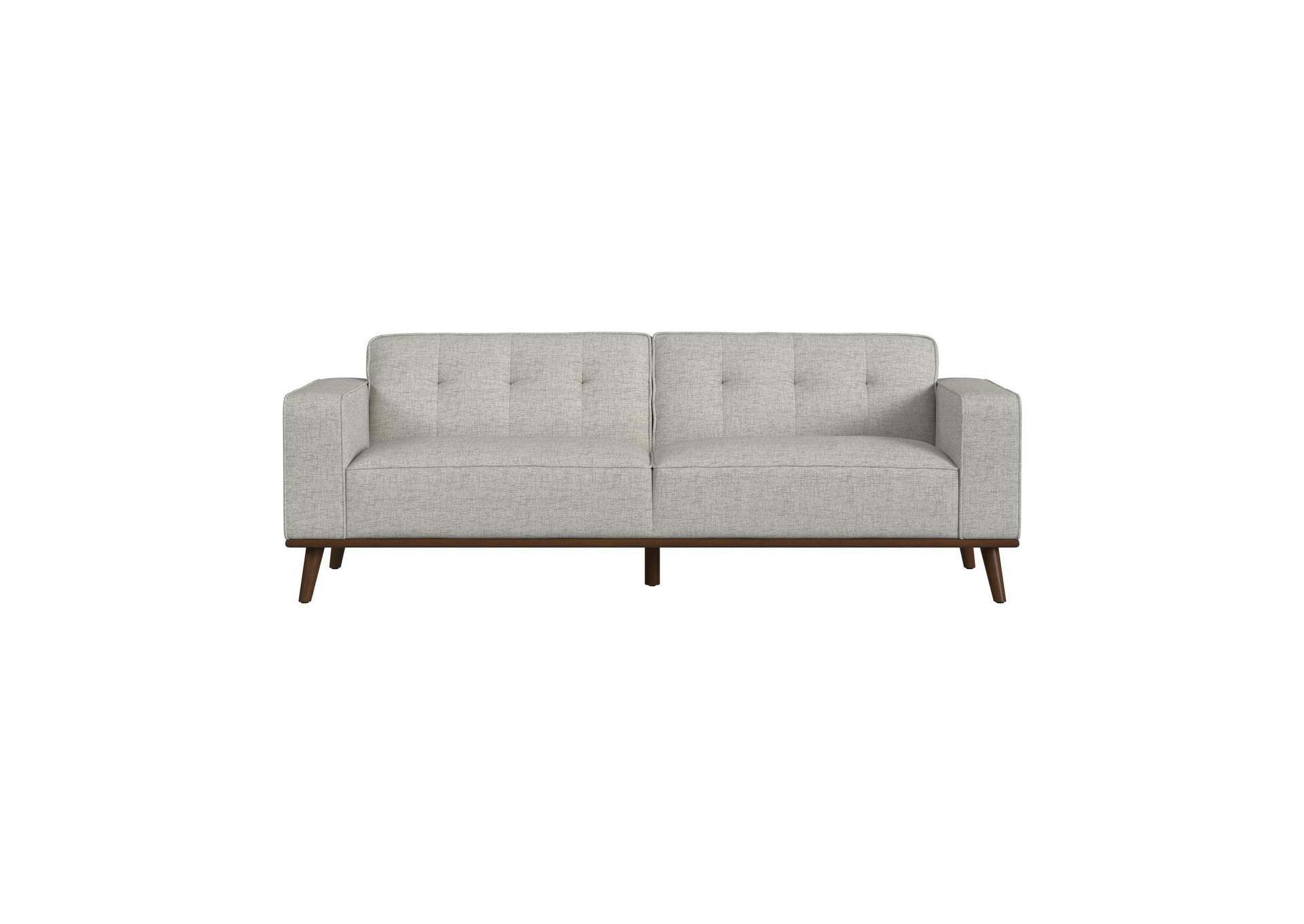 Destiny Sofa With Wood Front In Palmer Smoke image 4