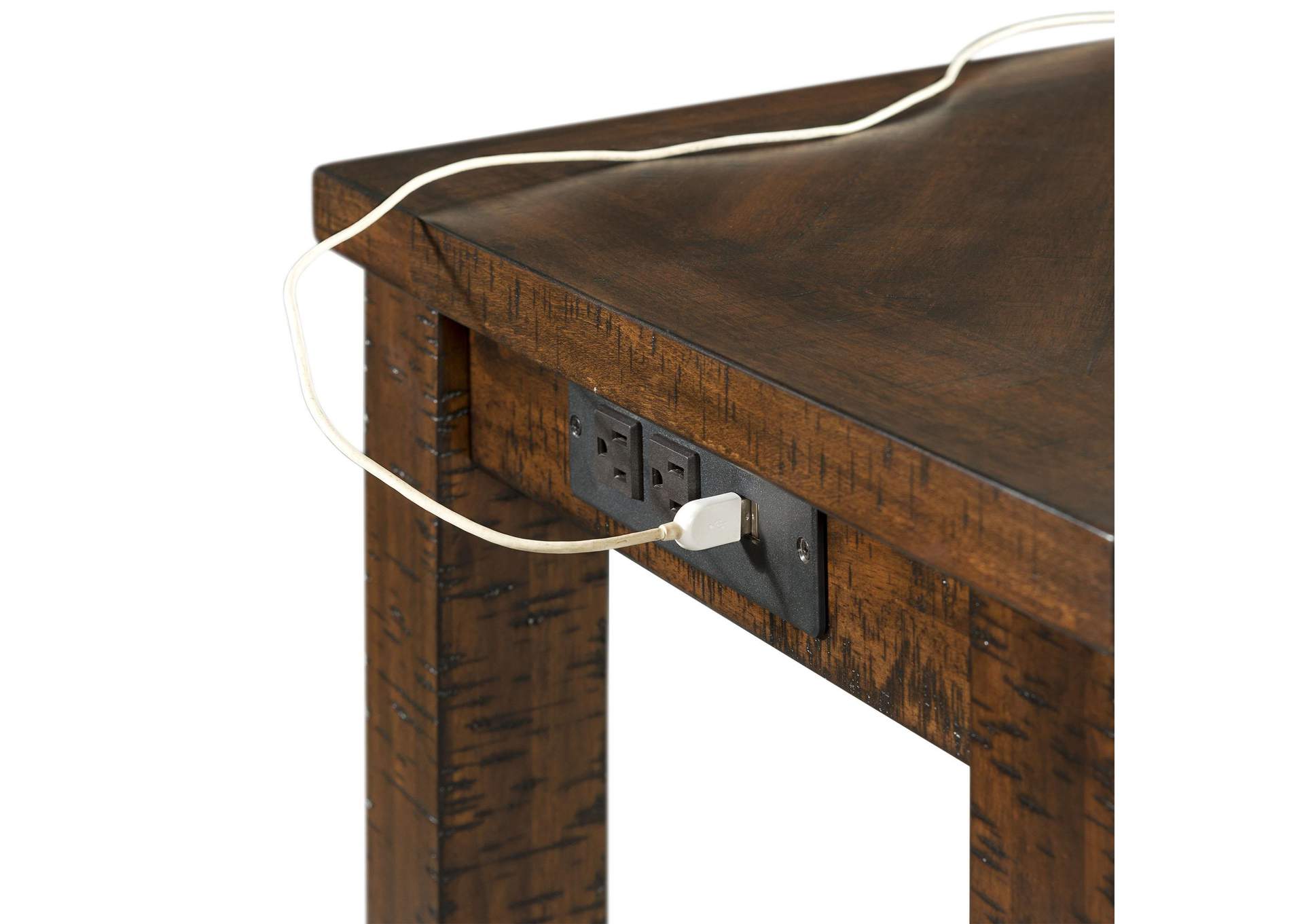 Jax Bar Table Single Pack Table Three Stools In Cherry image 14