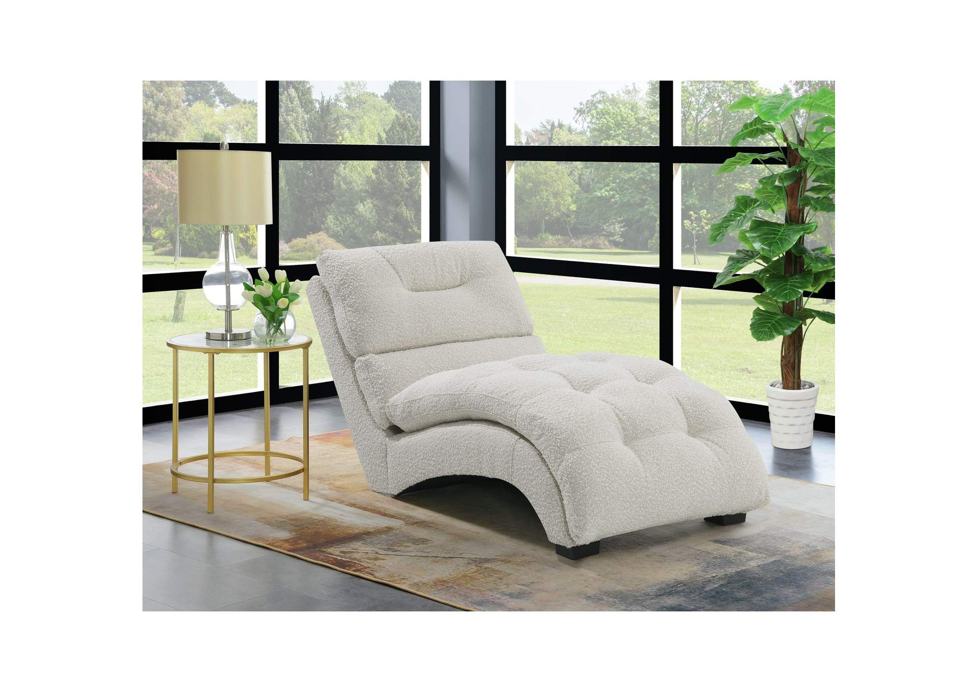 Dominick Chaise In Culp Bloke Cotton image 1