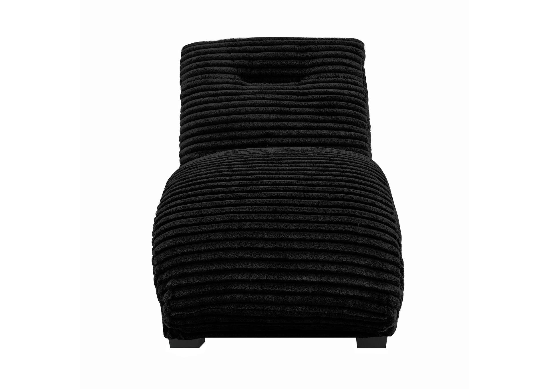 Dominick Ii Chaise In Masis Black image 7