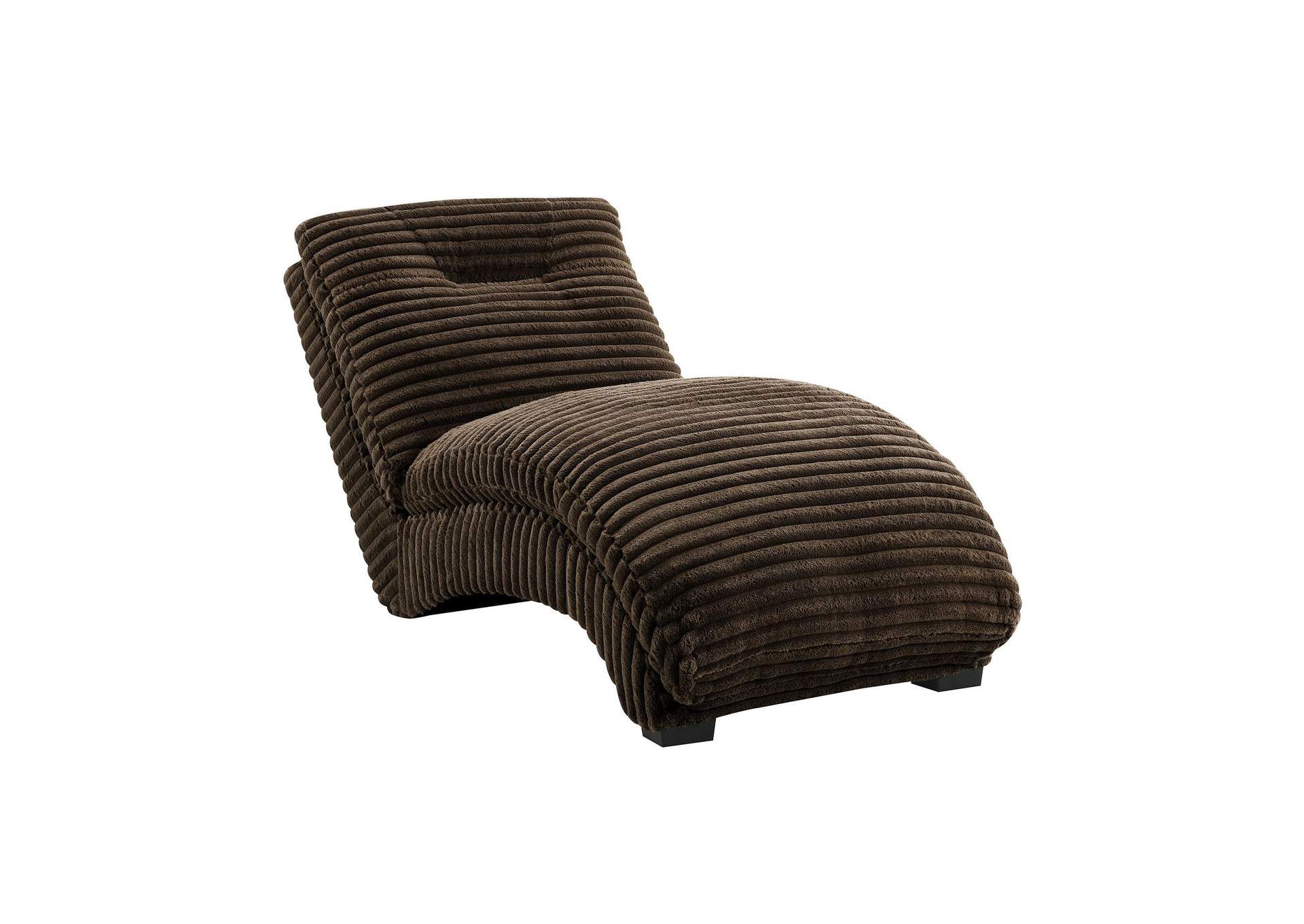 Dominick Ii Chaise In Masis Espresso image 3