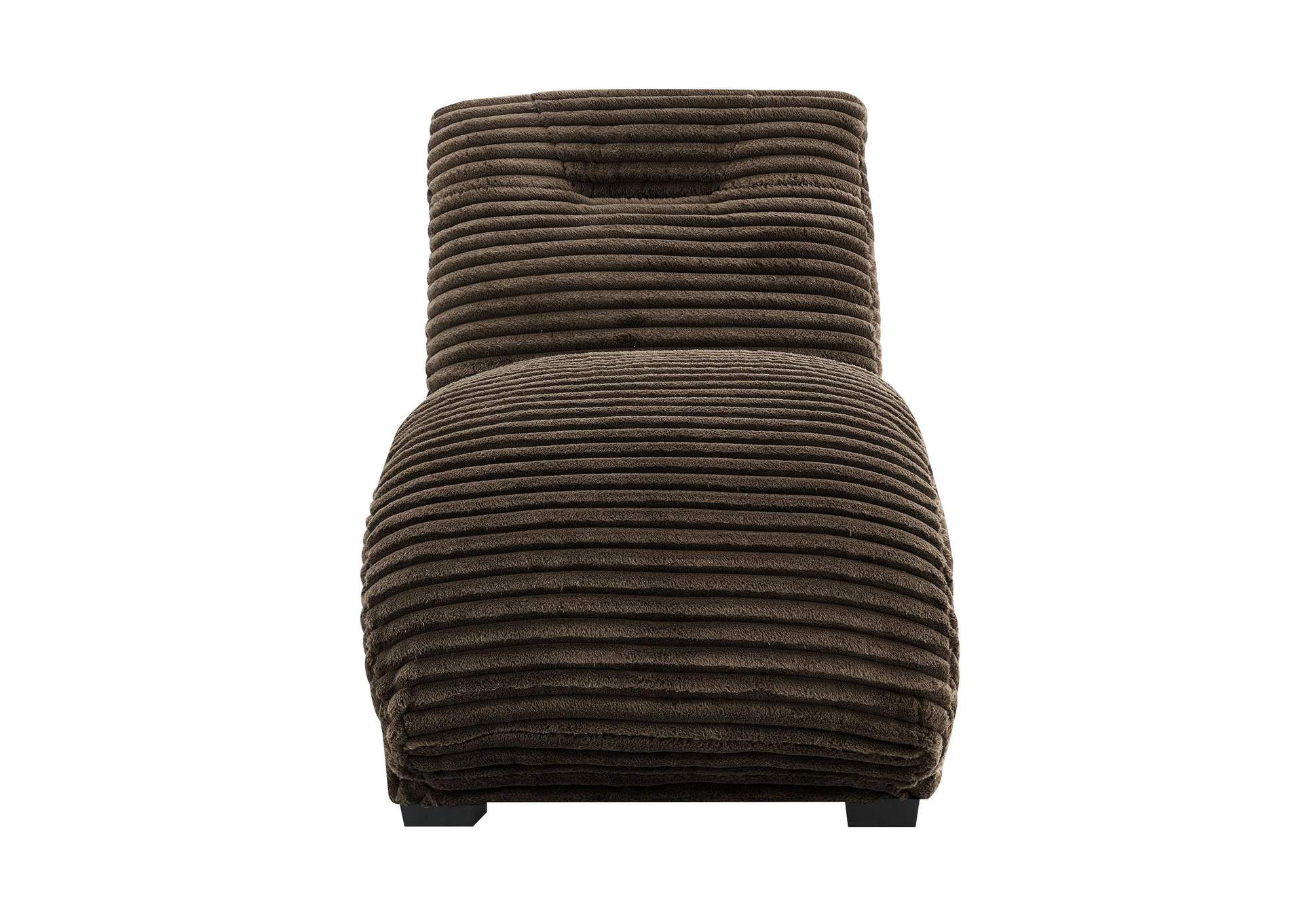 Dominick Ii Chaise In Masis Espresso image 4