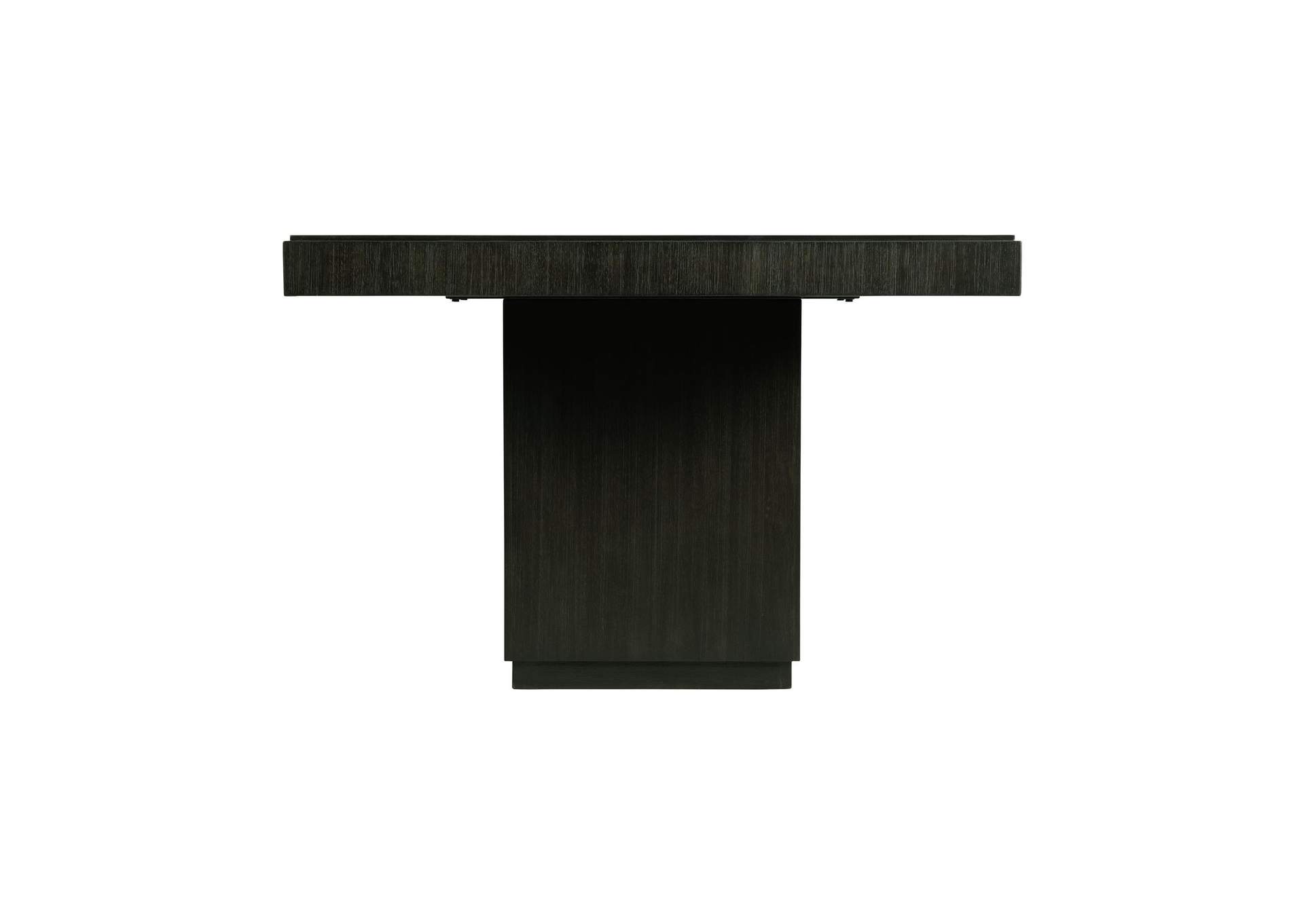 Donovan Rectangular Standard Height Dining Table In Black image 9