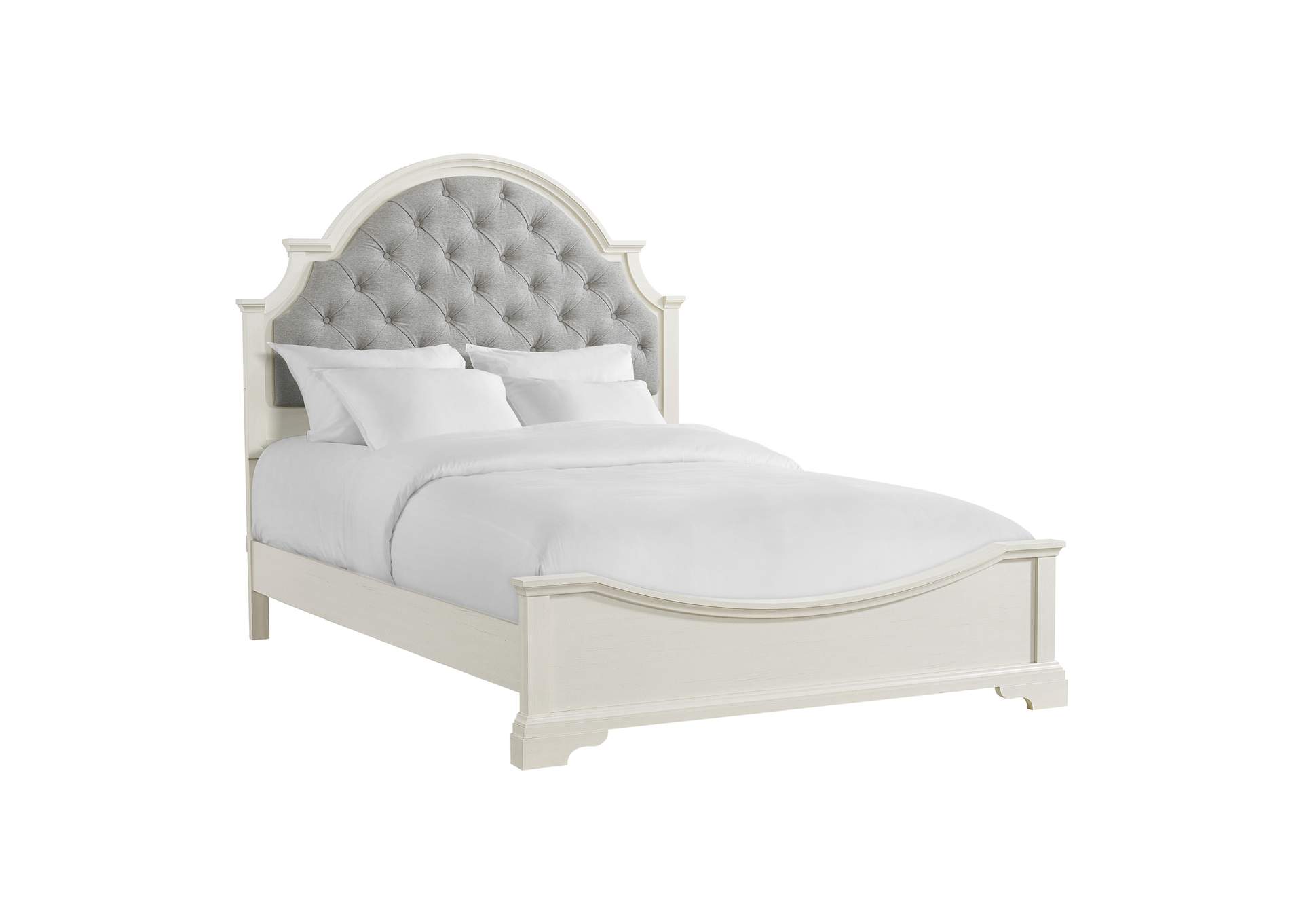 Eastwood Youth Queen Upholstered 5 Piece Bedroom Set In White image 23