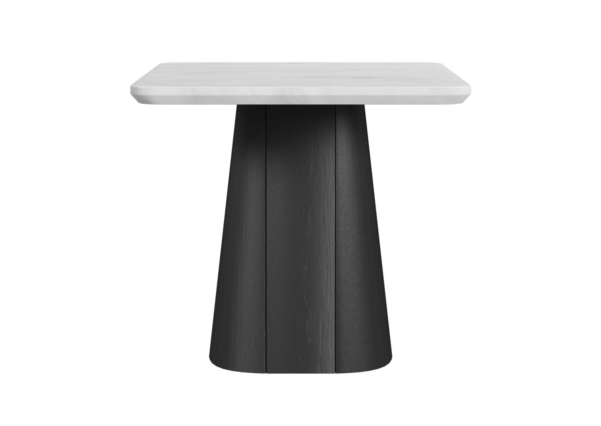 Edison End Table In White And Black image 7