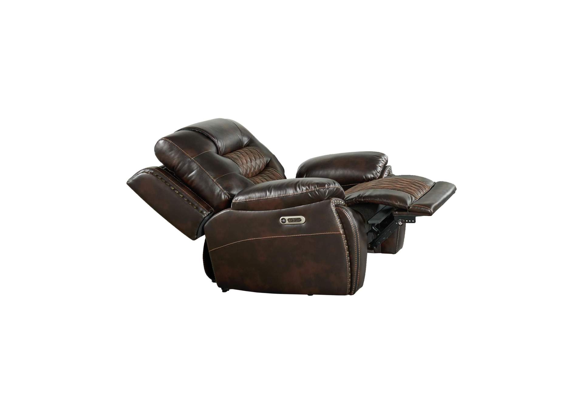 El Camino Power Motion Recliner With Power Headrest In Marietta Brown image 4