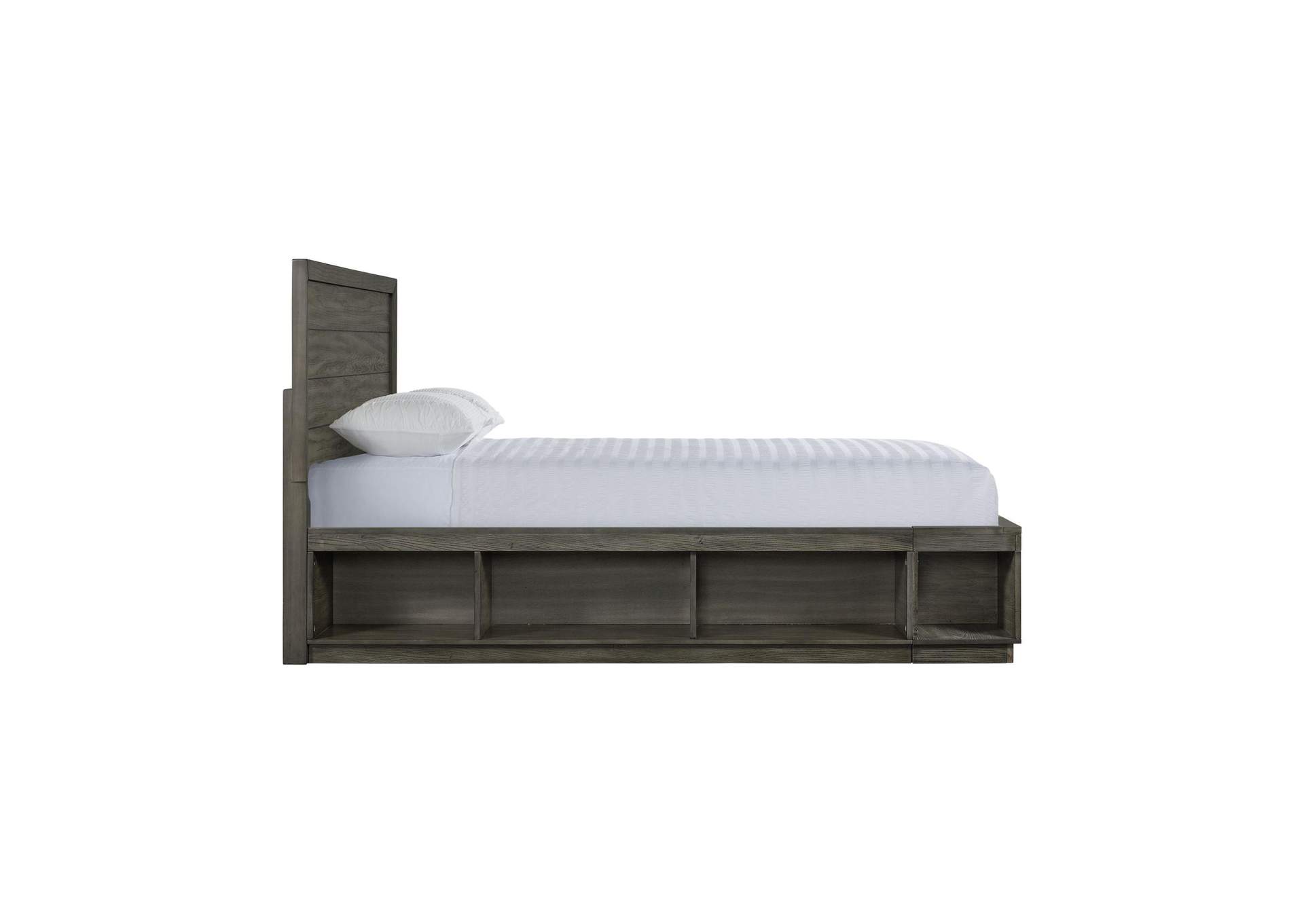 Elation King Storage Bed With Cubbies image 11