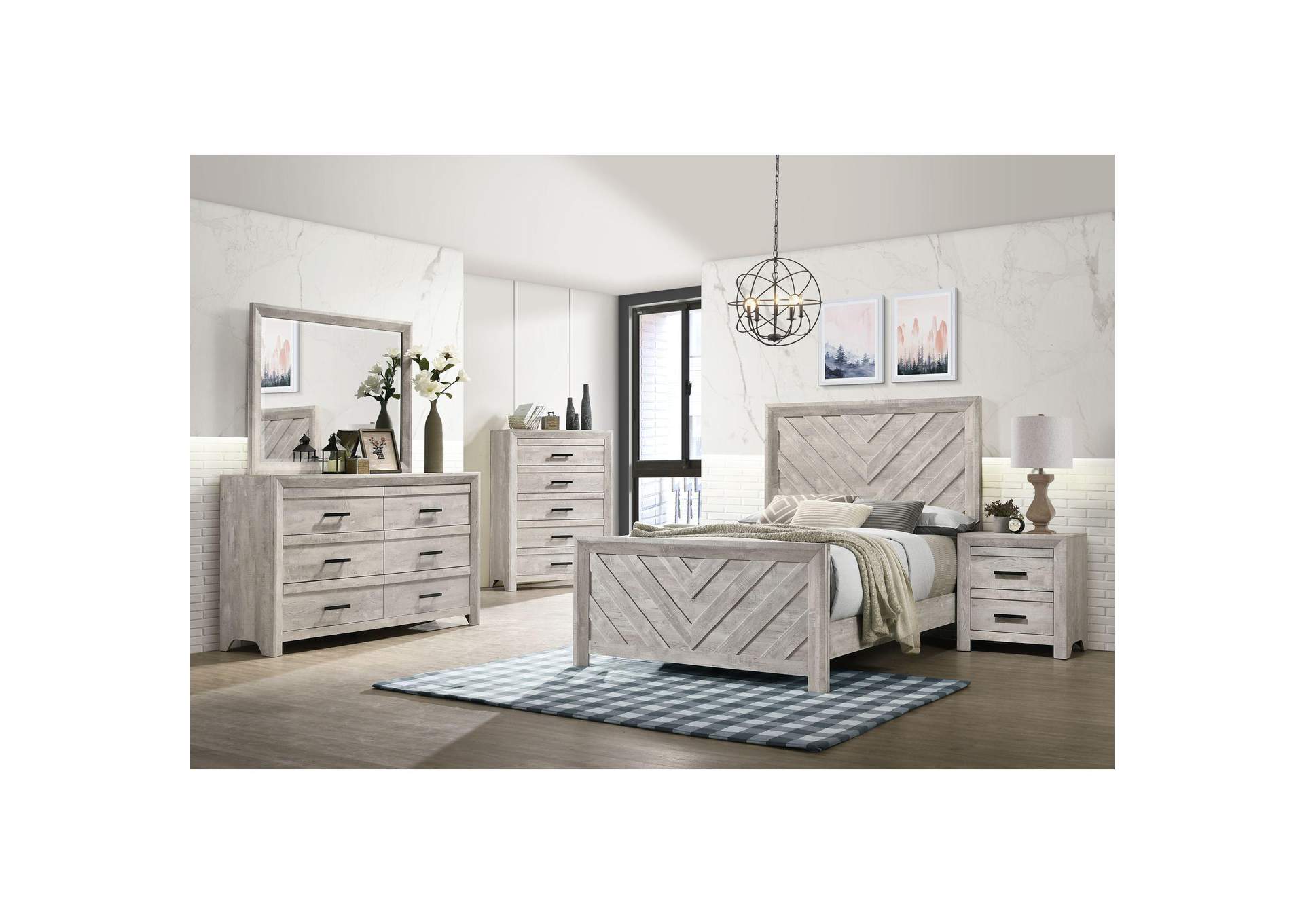 Eleanor Full Bed In White image 1