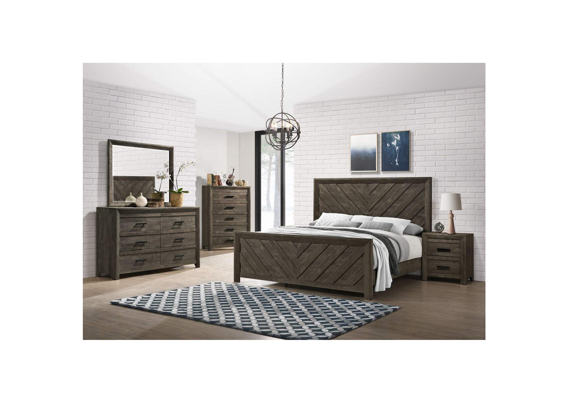 Eleanor 6 - Drawer Dresser In Mocha Grey image 1