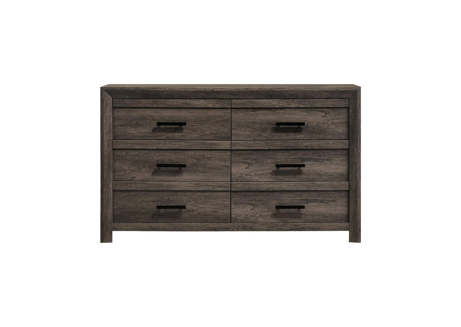 Eleanor 6 - Drawer Dresser In Mocha Grey image 10