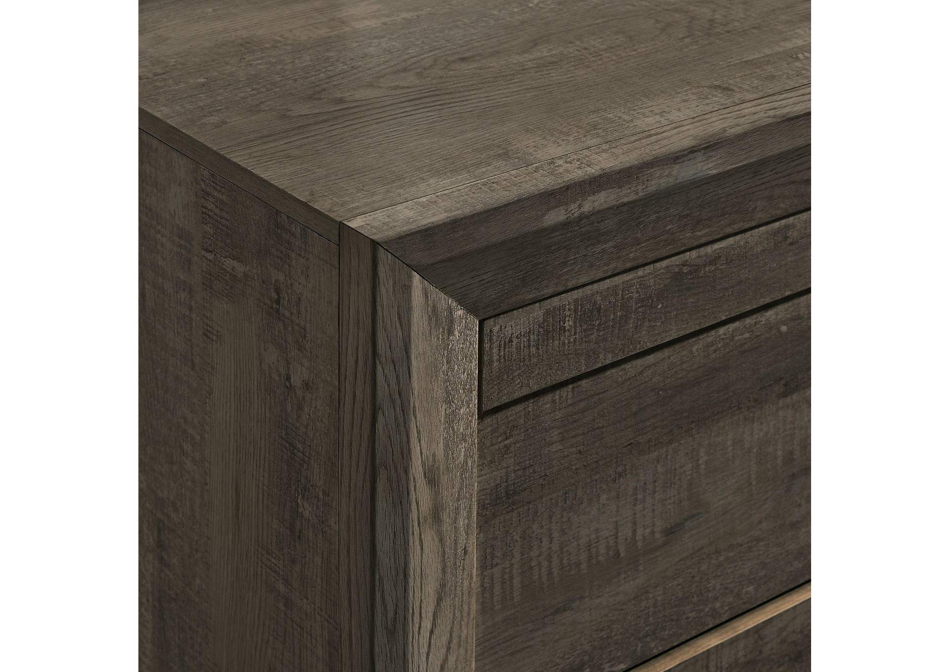 Eleanor 5 - Drawer Chest In Mocha Grey image 4