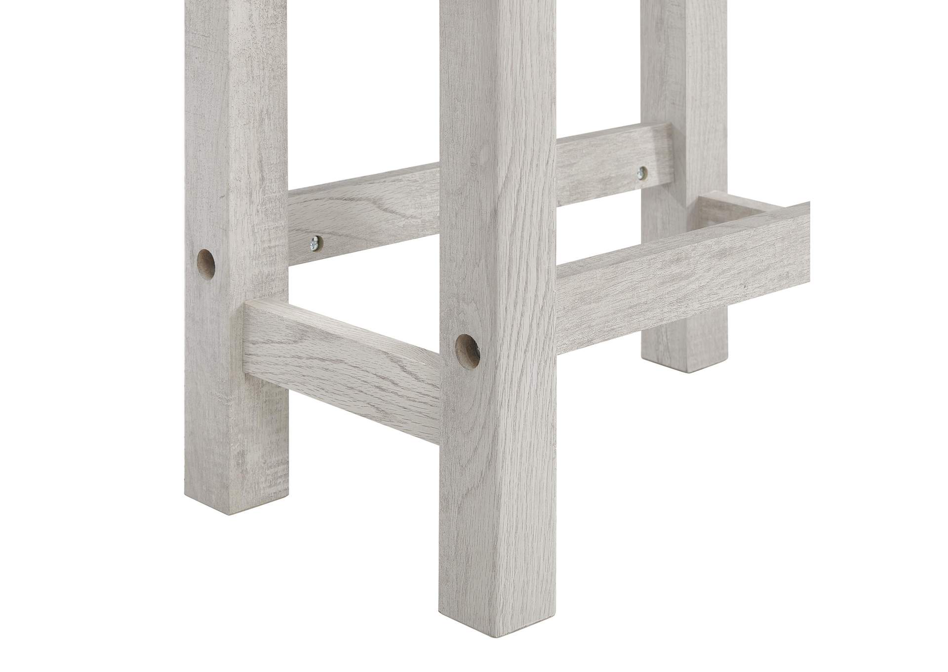 Eleanor Bar Table Single Pack 1 Tables 3 Stools In White image 8