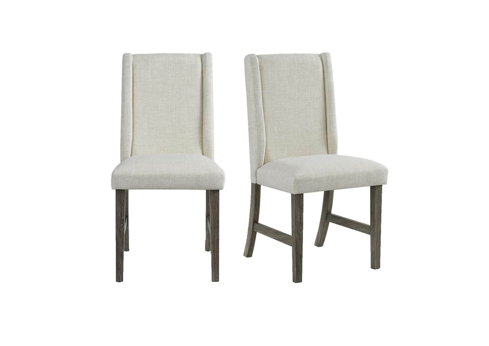 Eleanor Dining Side Chair With Heirloom Fabric In Mocha Grey 2 Per Carton image 5