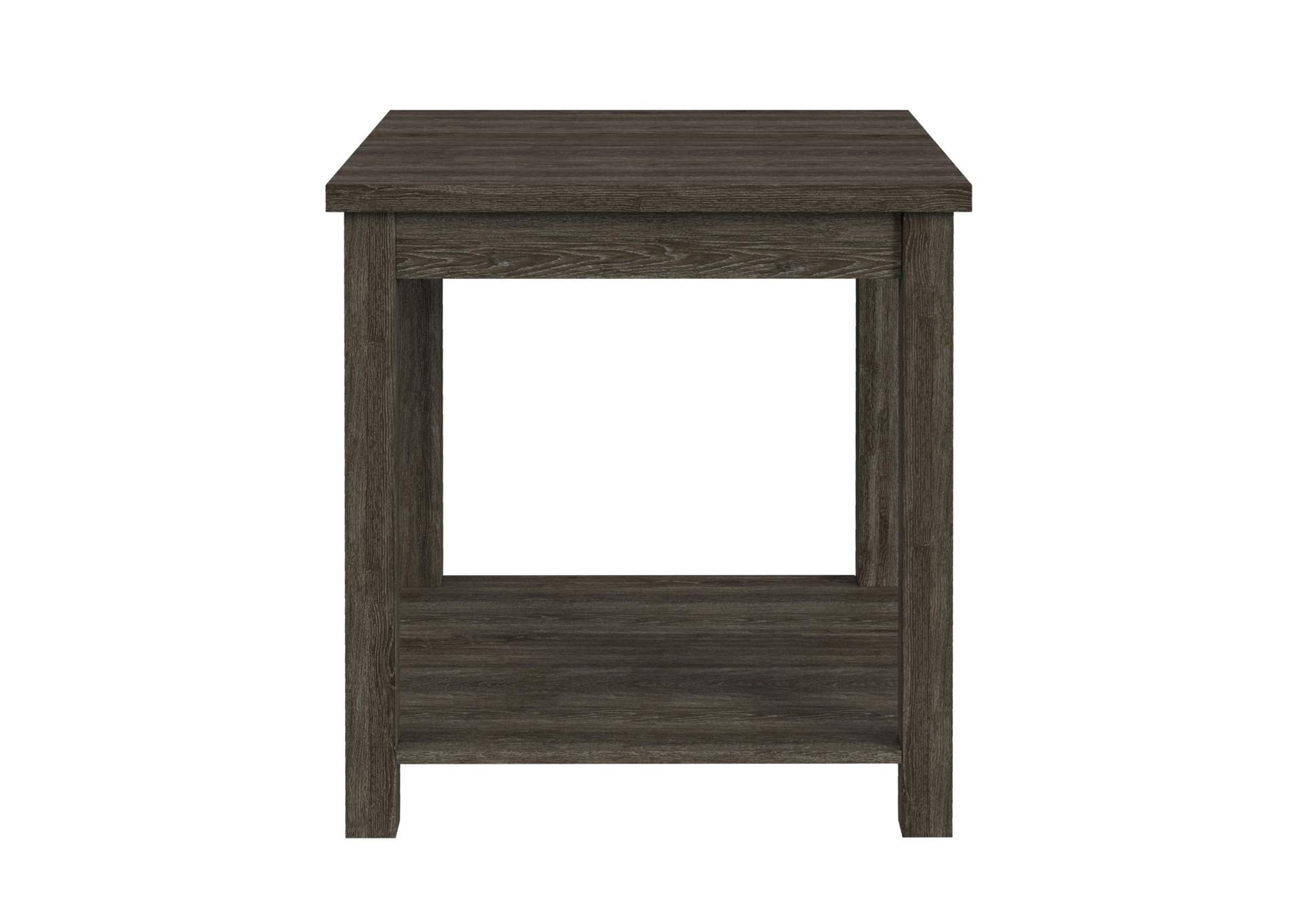 Eleanor 3 Piece Occasional Table Set Set In Mocha Grey
