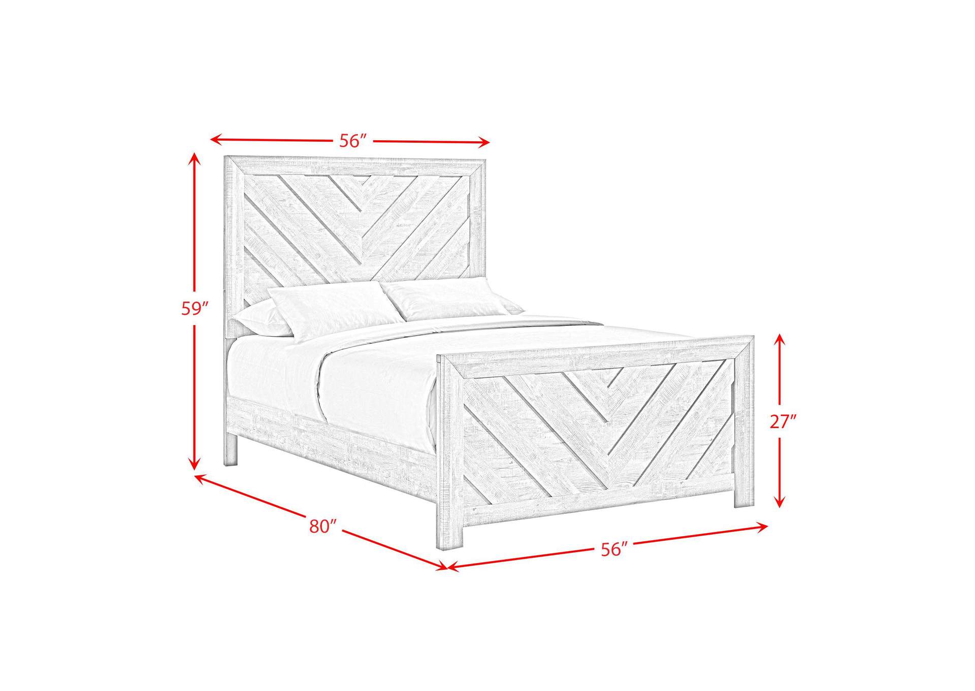 Eleanor Full Bed In Mocha Grey image 5