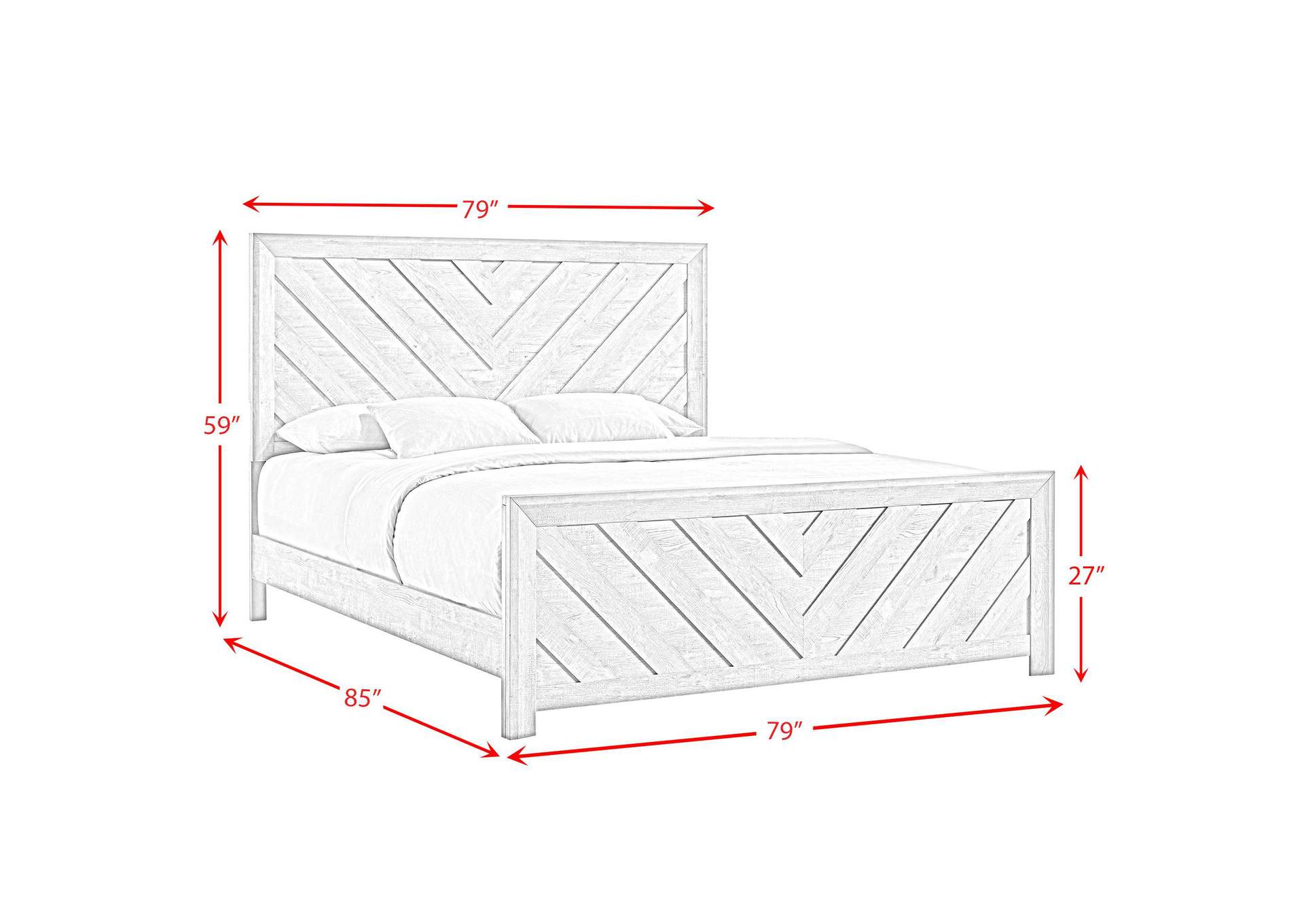 Eleanor King Bed In Mocha Grey image 5