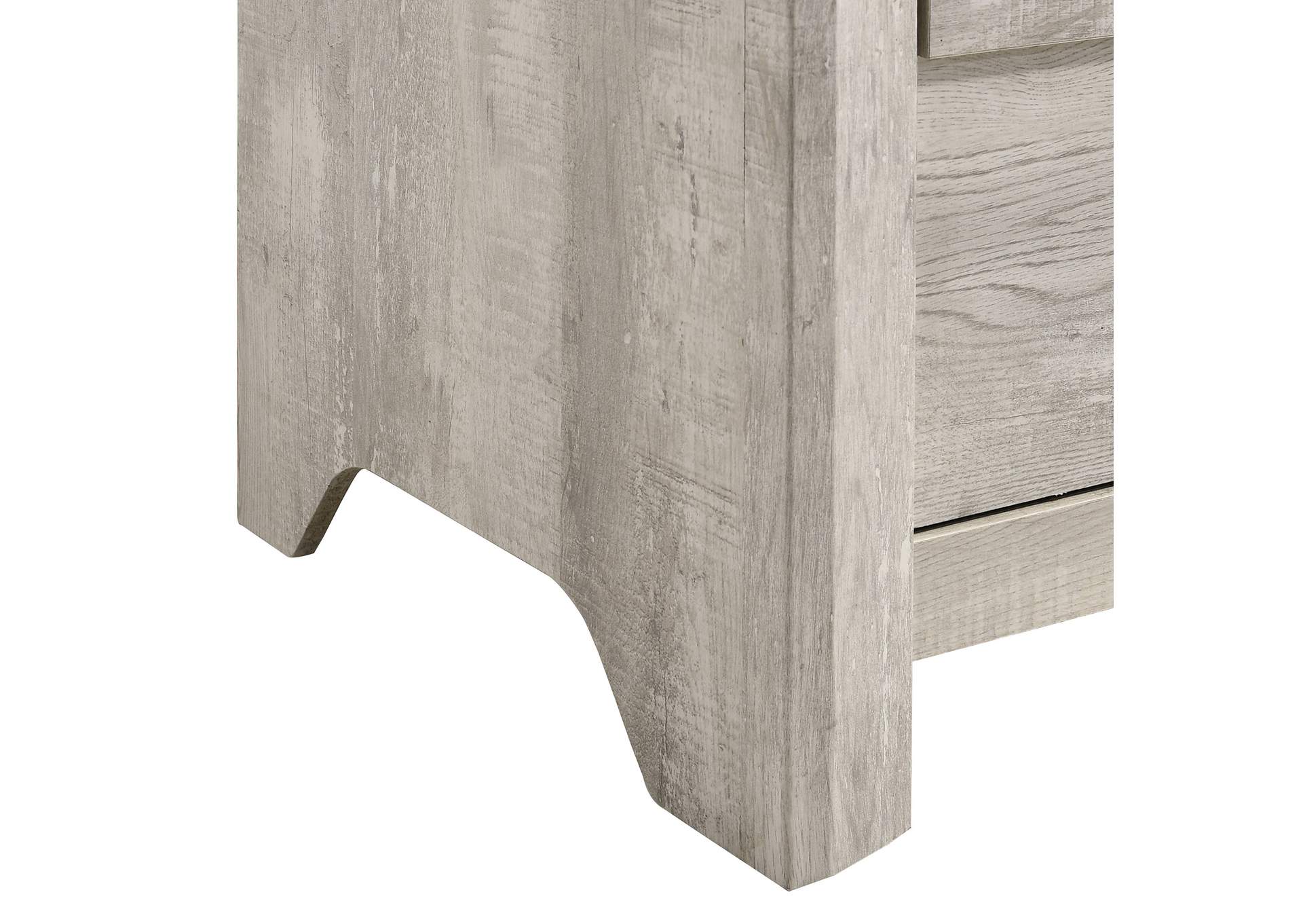 Ellen Queen Panel 5 Piece Bedroom Set In White image 11