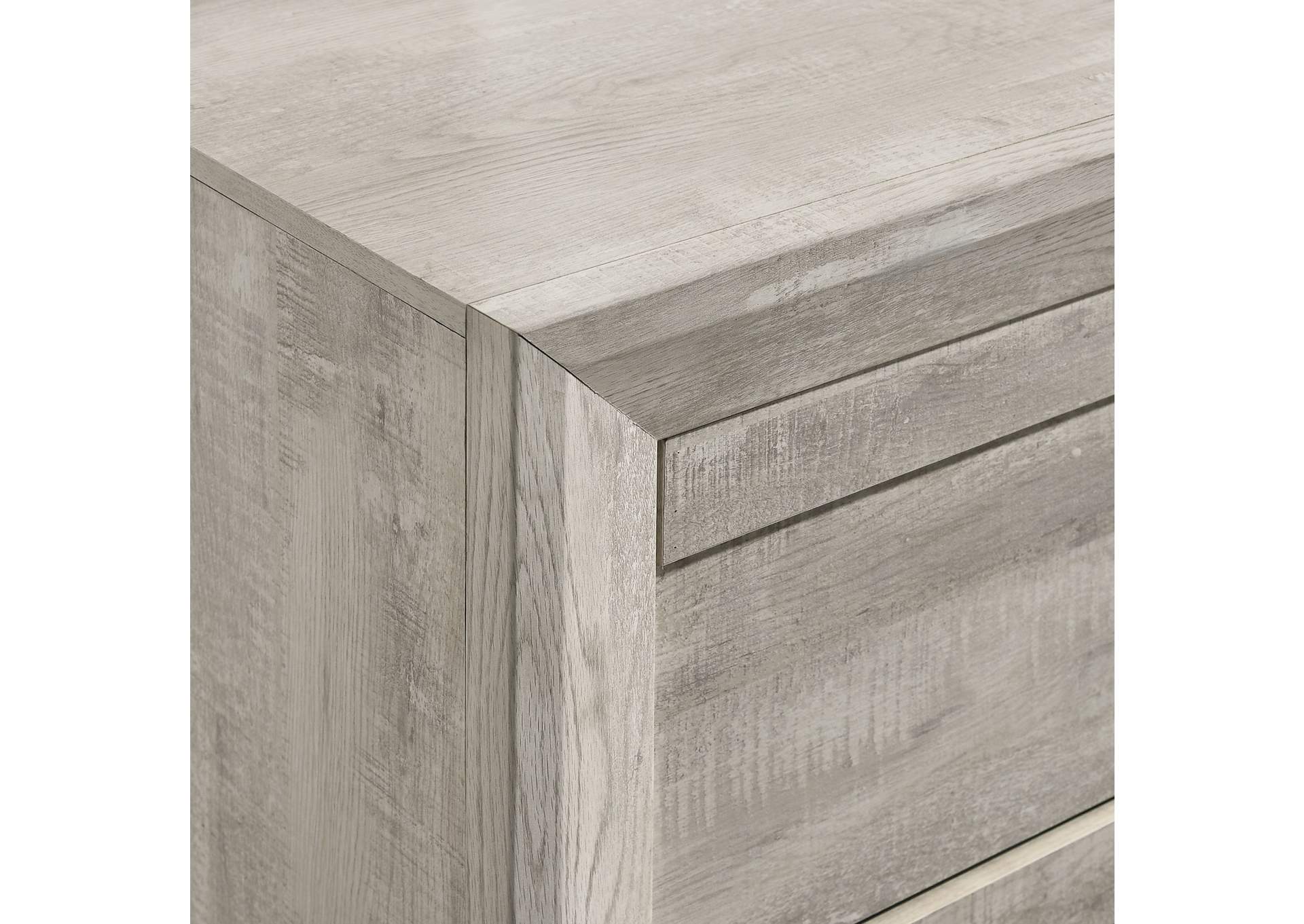 Ellen Queen Panel 5 Piece Bedroom Set In White image 13