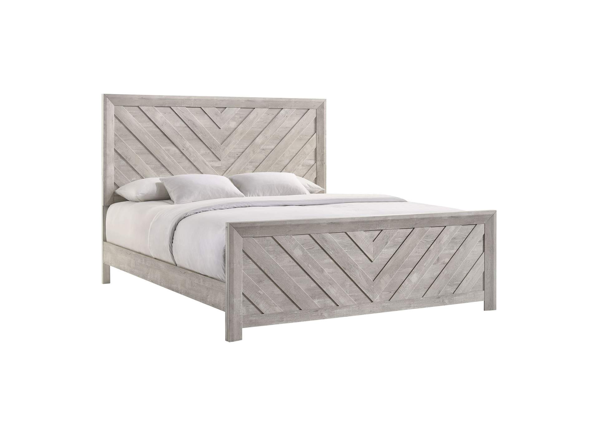 Ellen Queen Panel 3 Piece Bedroom Set In White image 19