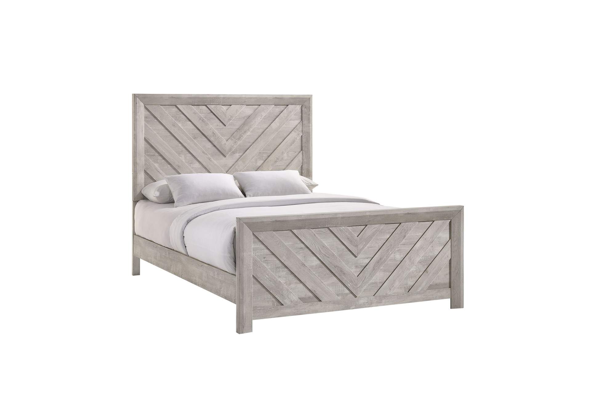 Ellen Queen Panel 5 Piece Bedroom Set In White image 23