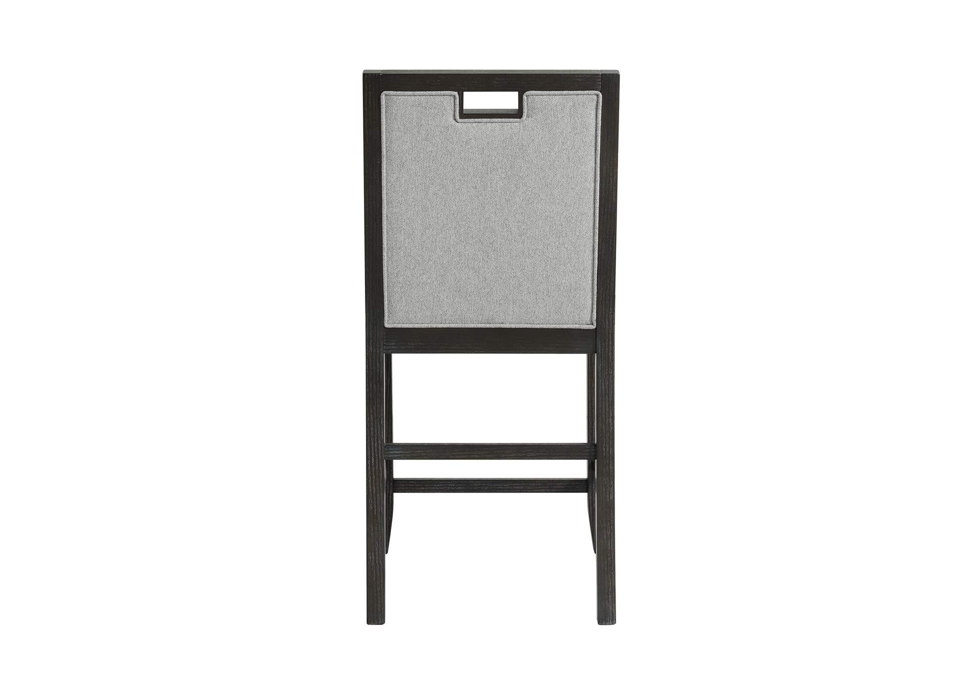 Elodie Counter Chair With Grey Fabric In Charcoal 2 Per Carton image 9