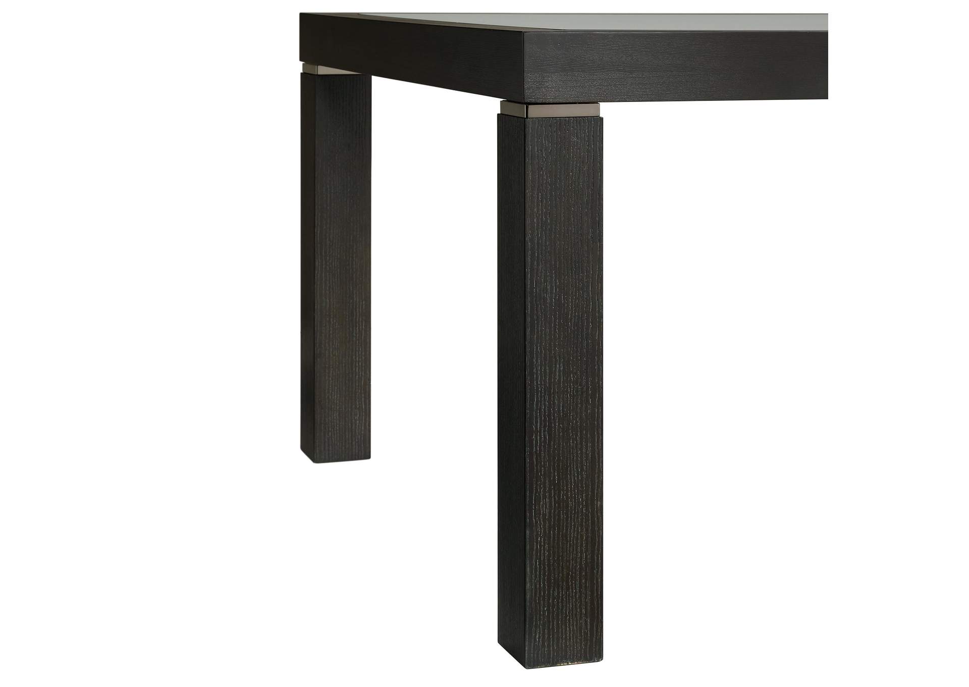 Elodie Counter Table With Glass In Charcoal image 4