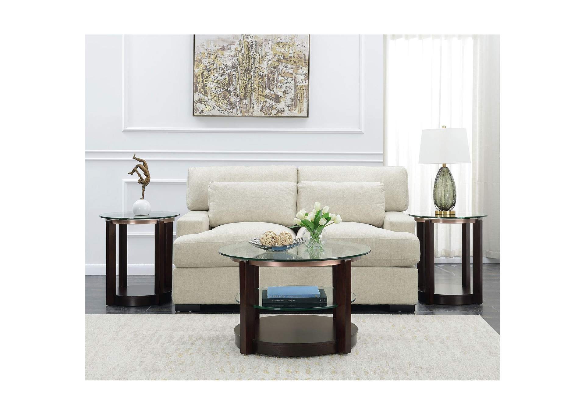 Elsa End Table Dark 3A image 1