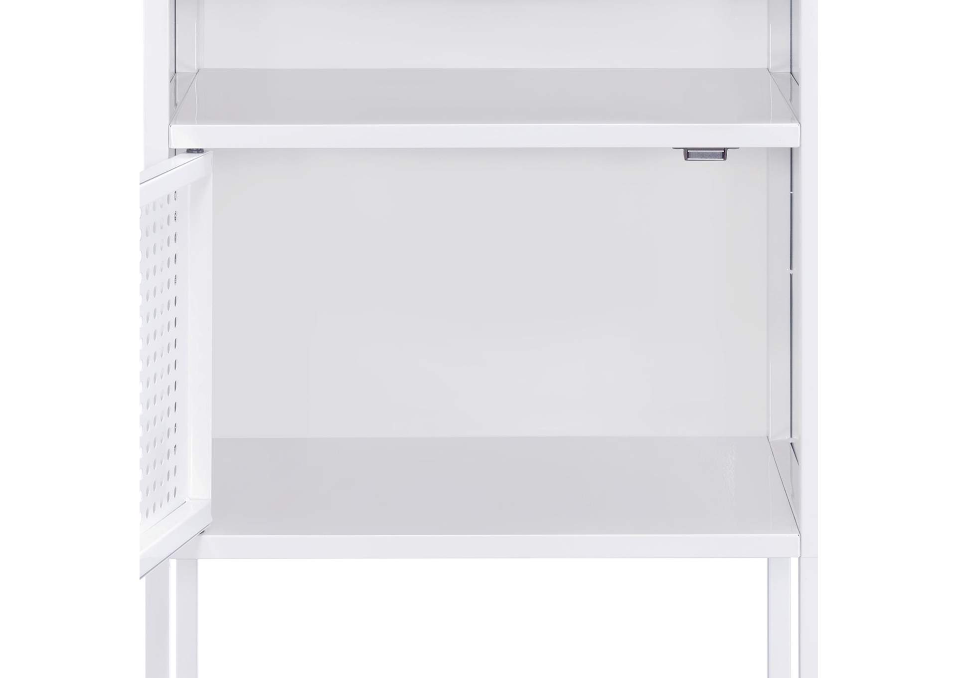 Ember Nightstand C - 1094 White Nightstand With USB image 5