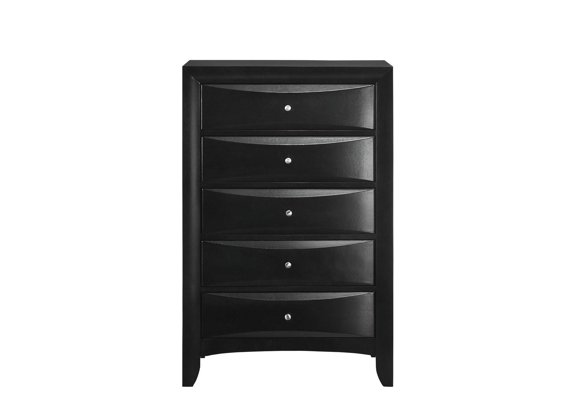 Emily 5 - Drawer Chest In Black image 9