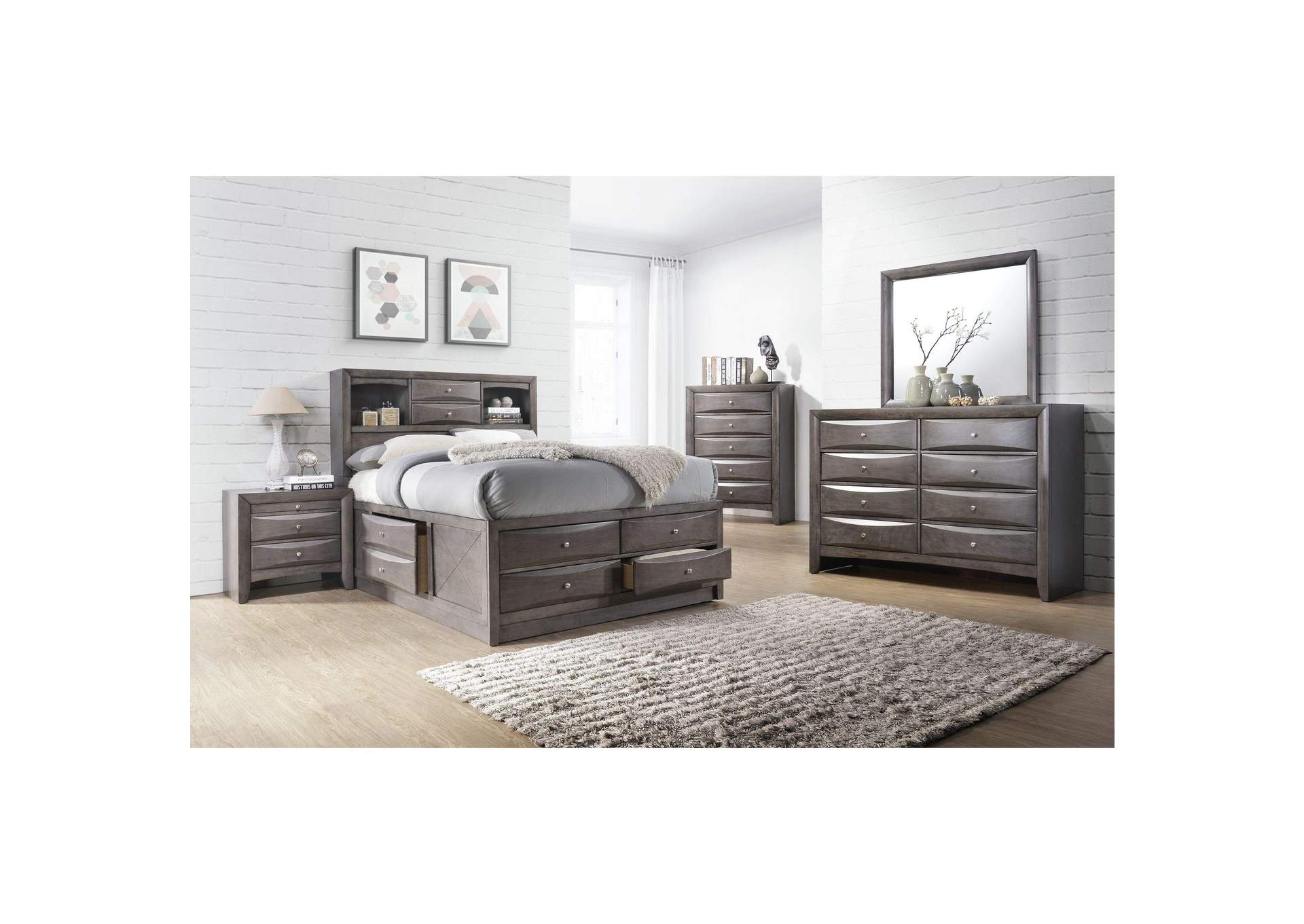 Emily Full Storage Bed image 1