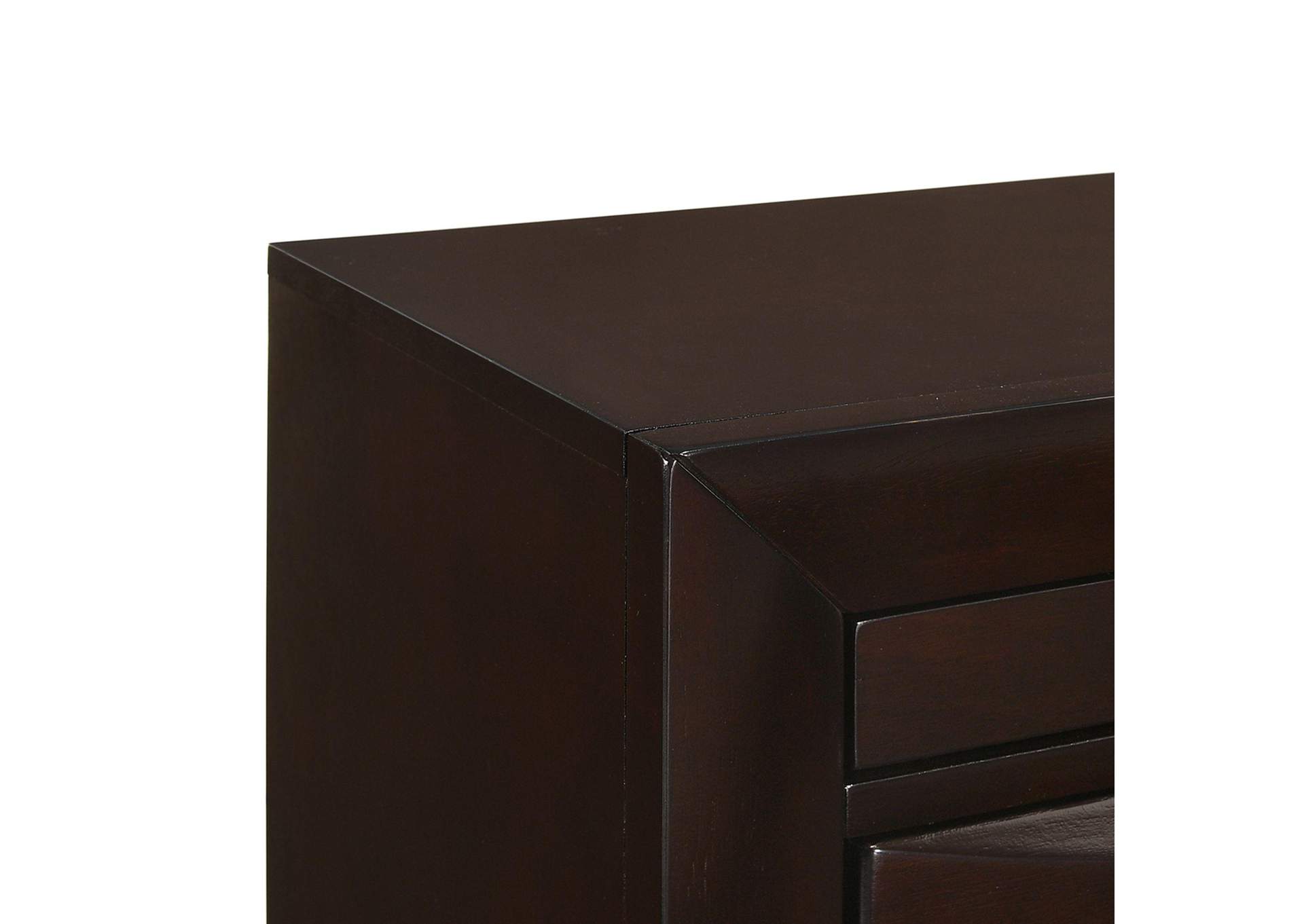 Emily Nightstand Espresso Color image 3