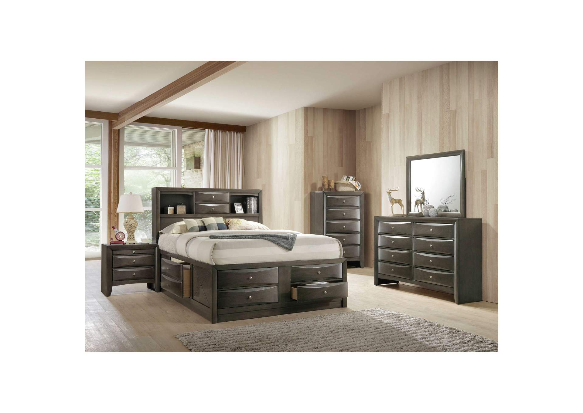 Emily King Storage Bed image 1