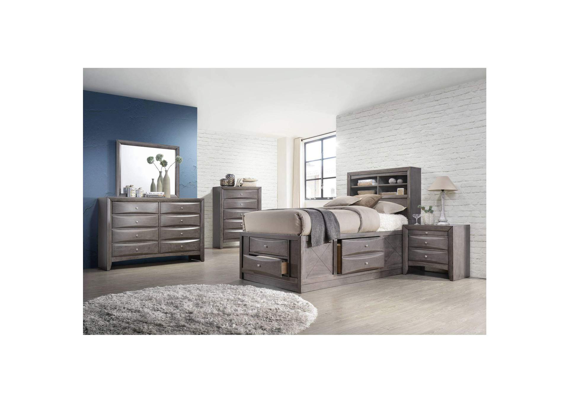 Emily Twin Storage Bed image 1