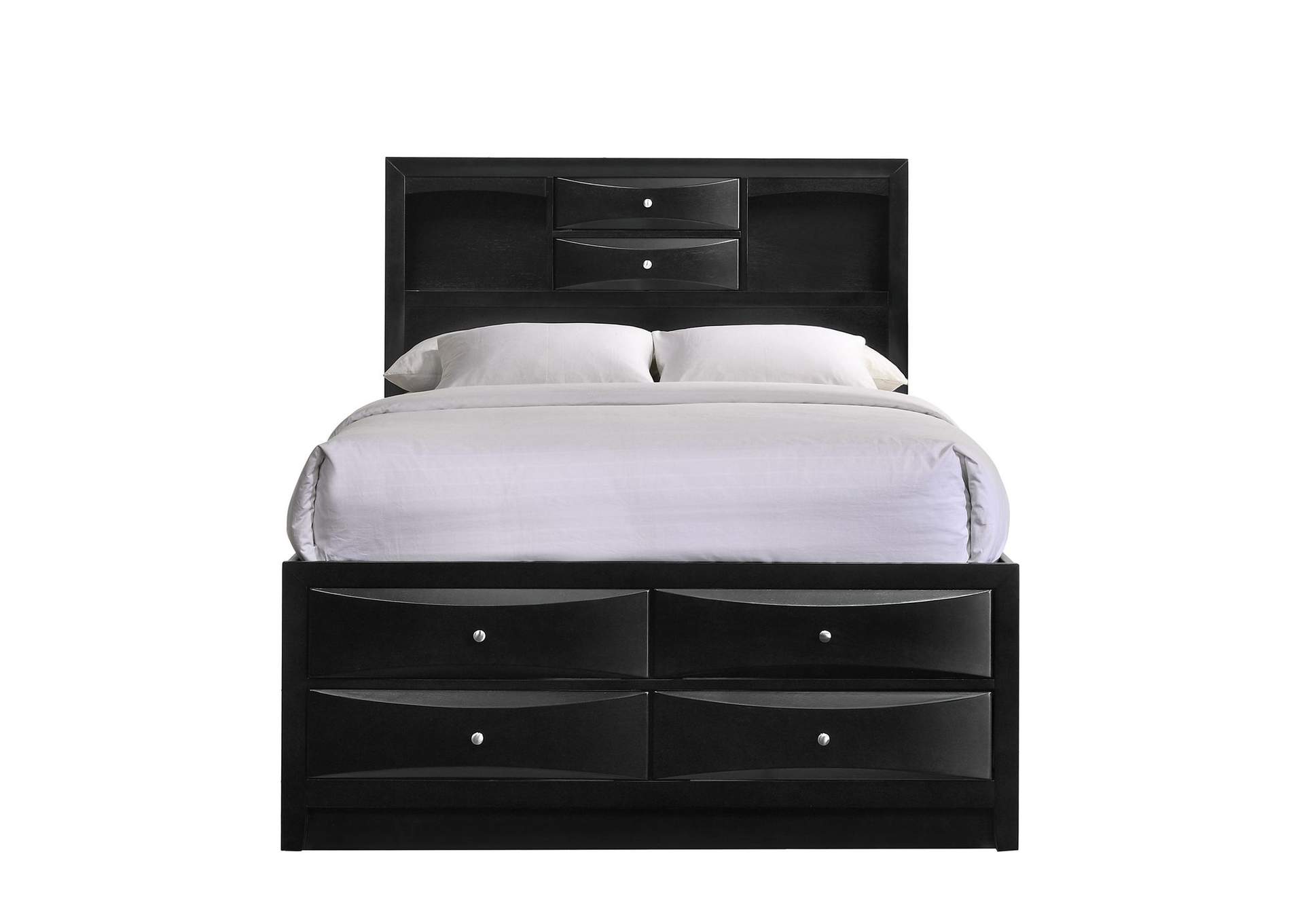 Emily Queen Storage Bed In Black image 7
