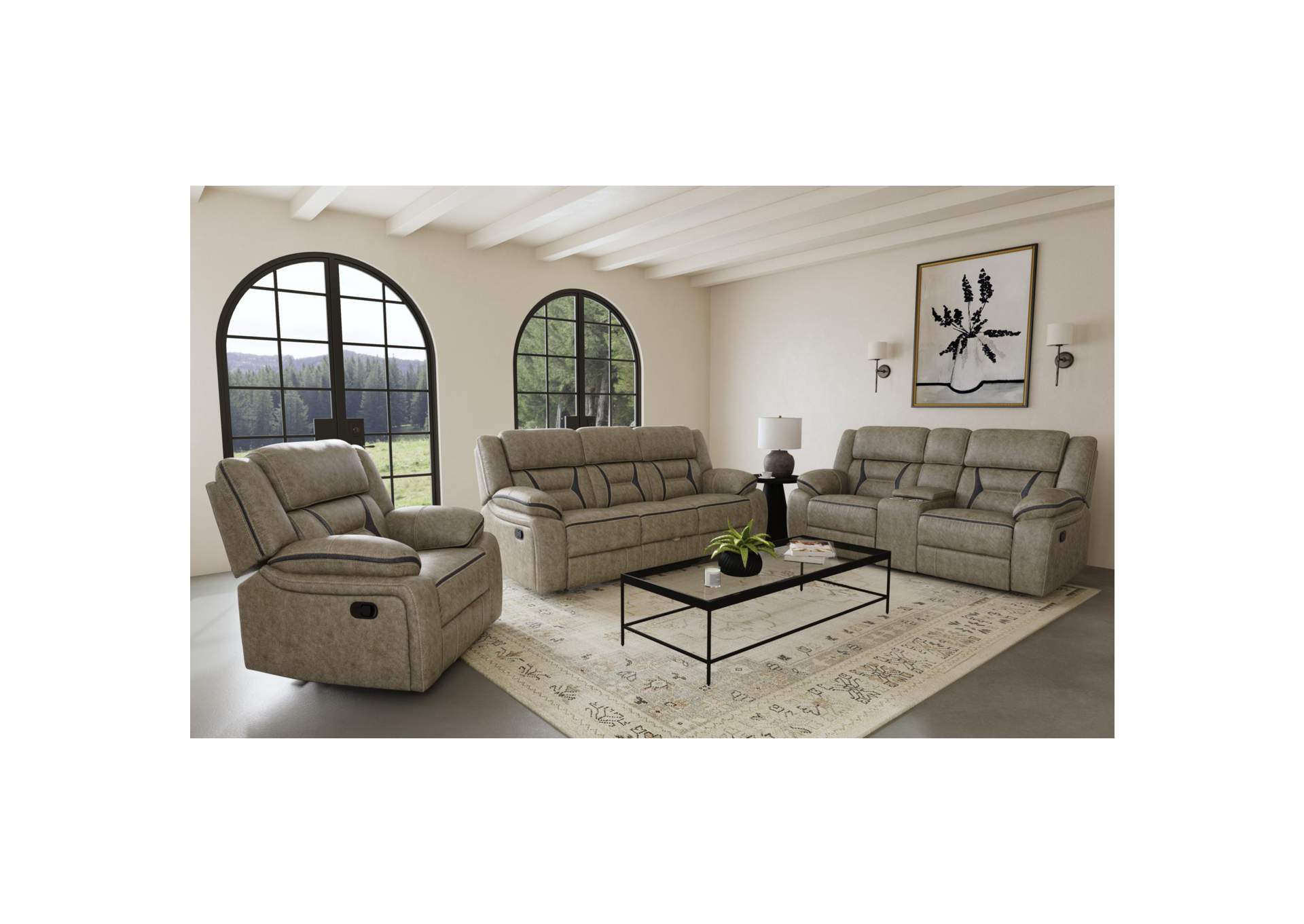 Engage Motion Recliner In Corral Grey image 1