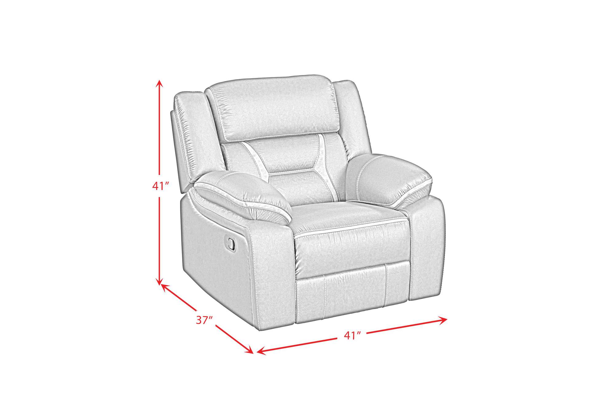 Engage Motion Recliner In Corral Grey image 8