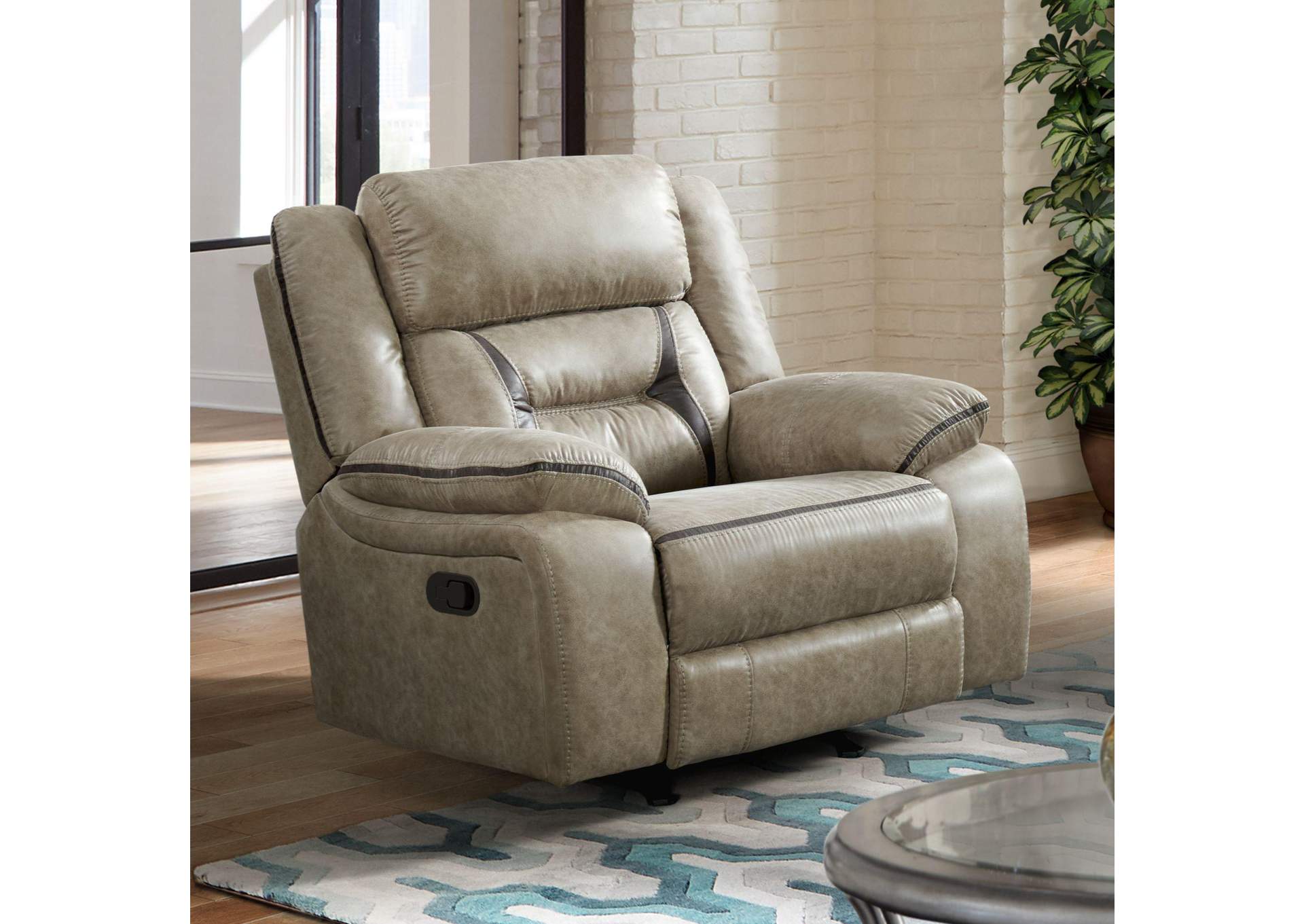 Engage Motion Recliner In Corral Grey image 1