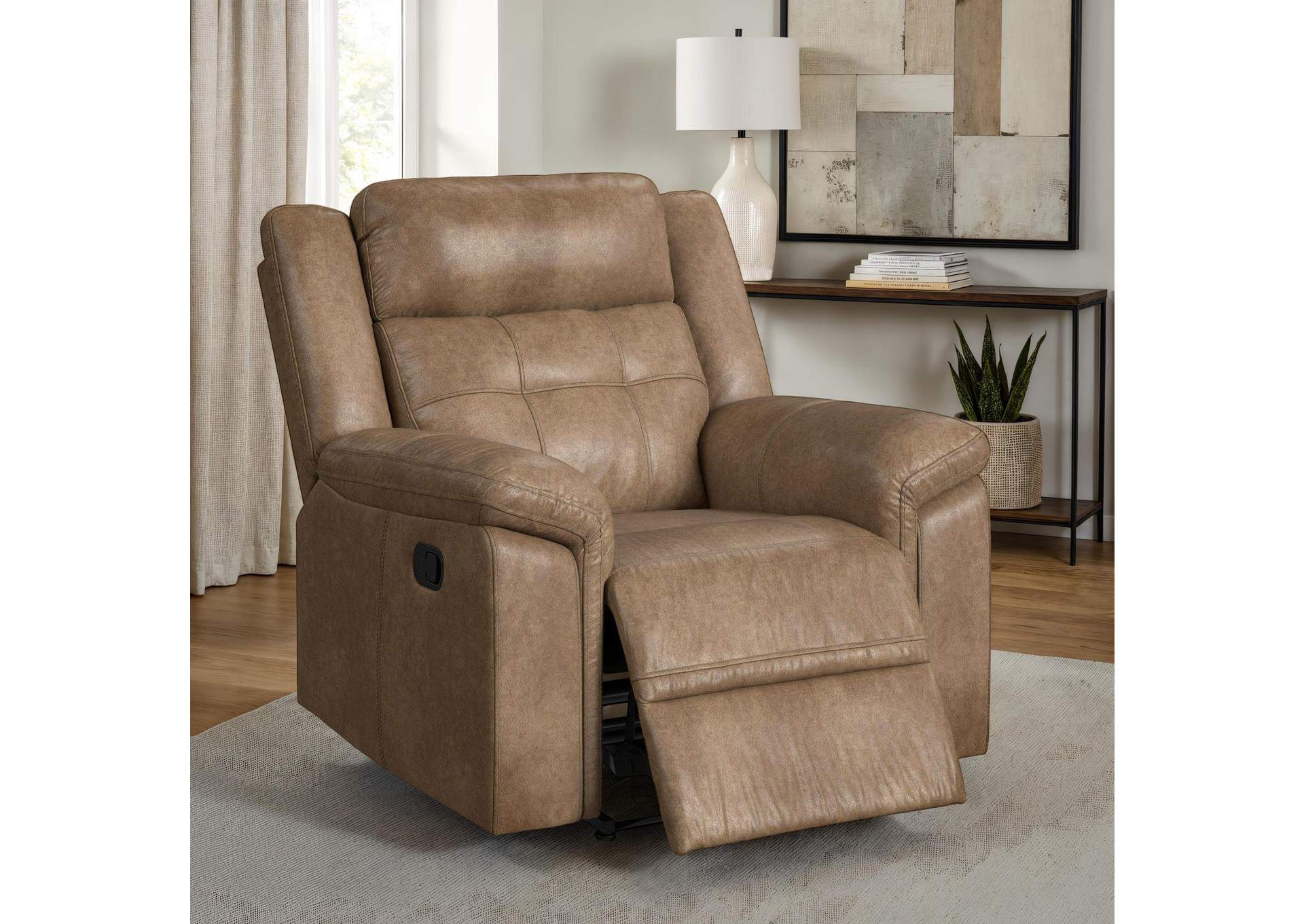 Epic Motion Recliner In Buxley Brown image 1
