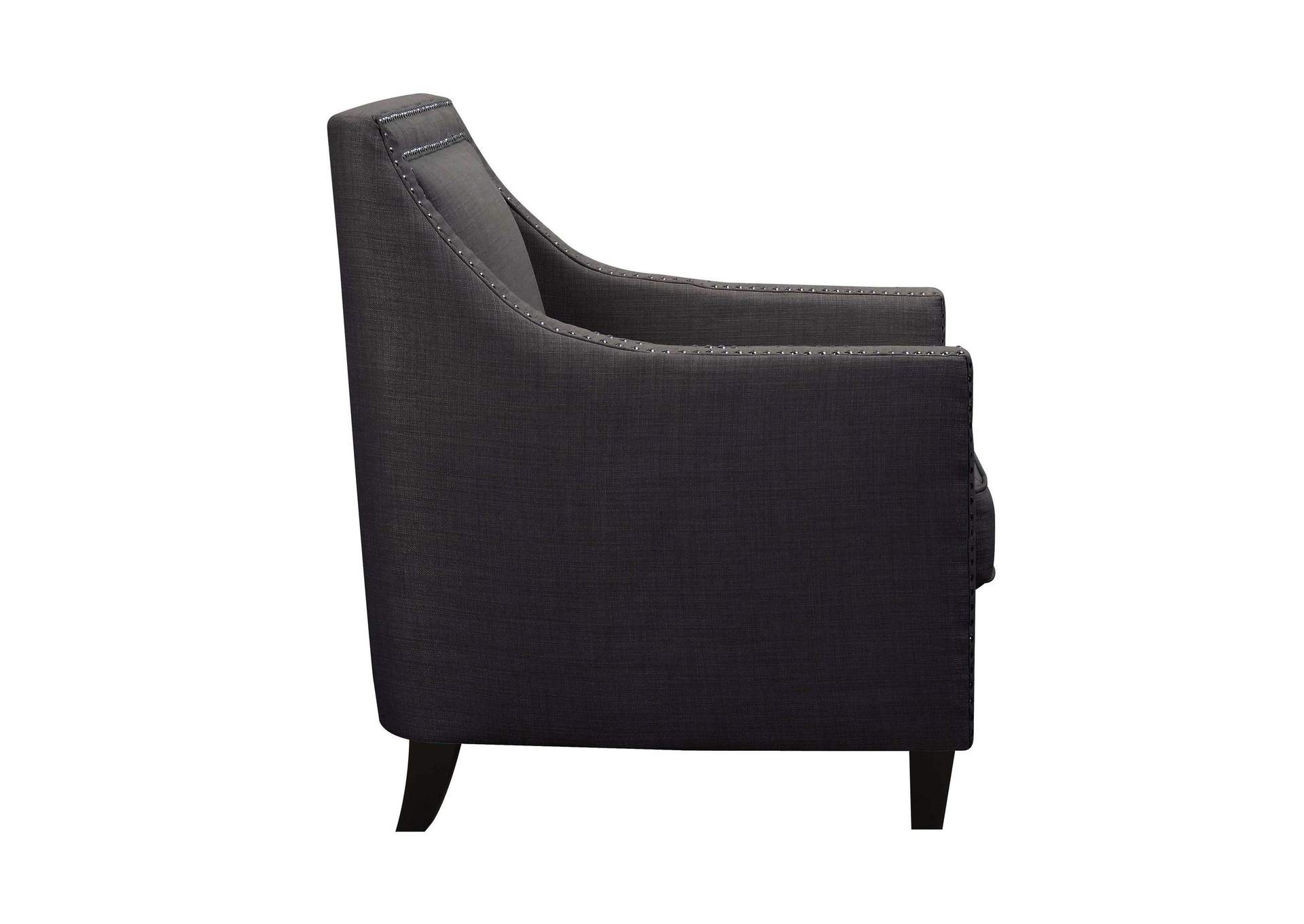Erica 497 Chair With Chrome Nails Heirloom Charcoal image 5