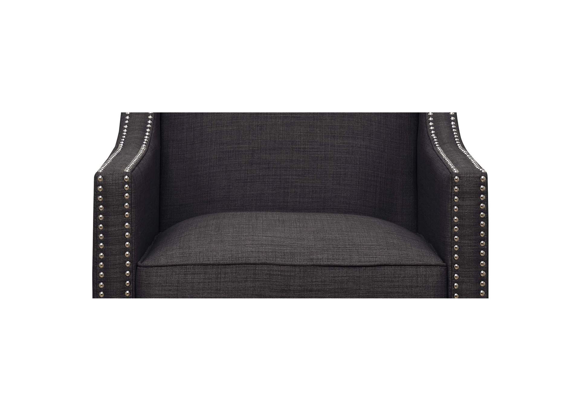 Erica 497 Chair With Chrome Nails Heirloom Charcoal