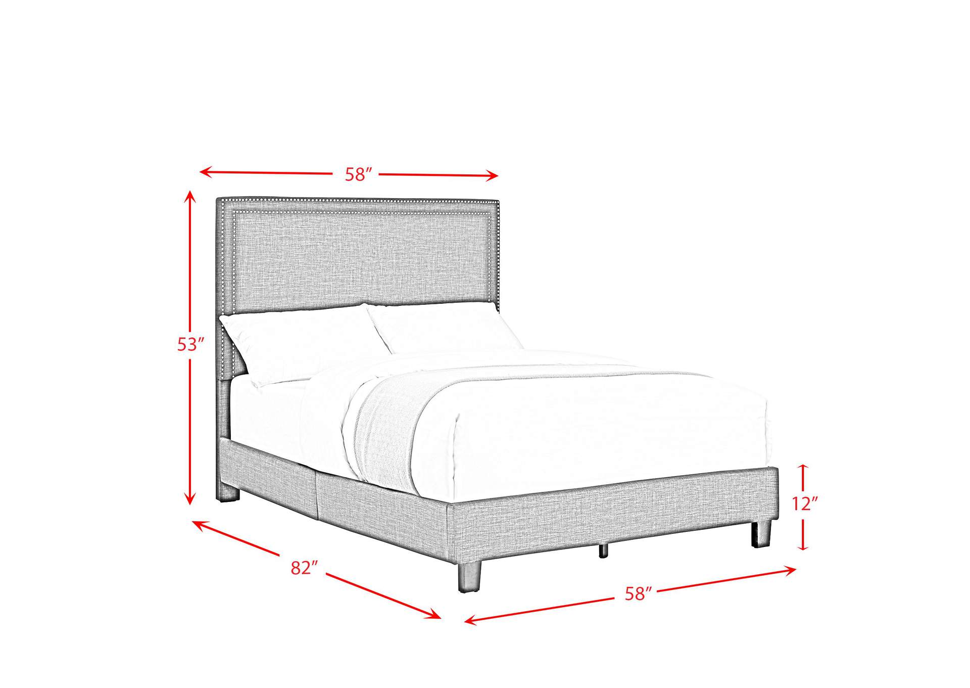 Erica Full Bed In Heirloom Blue image 5