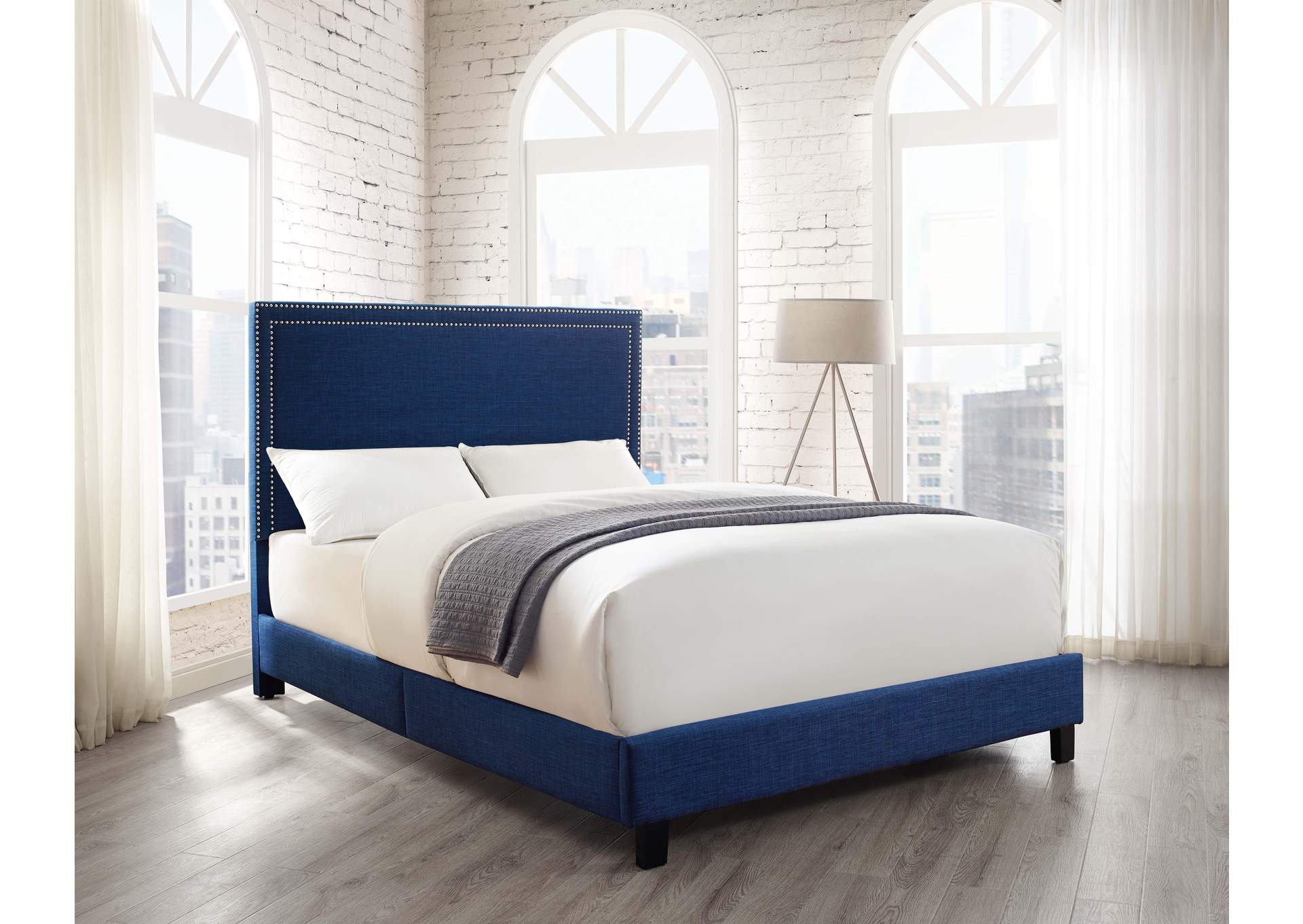 Erica Queen Bed In Heirloom Blue image 1