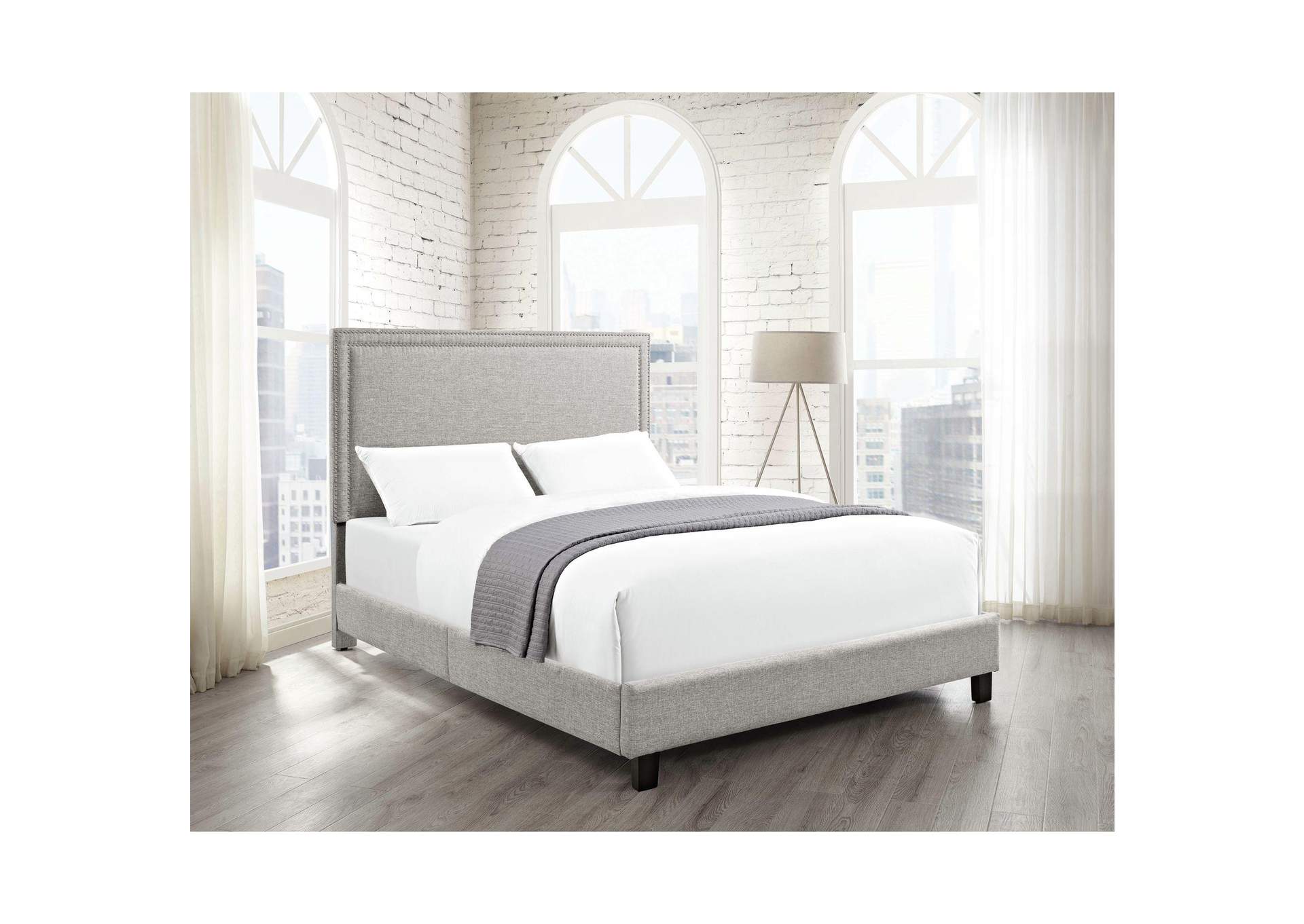 Erica Queen Bed In Heirloom Grey image 1