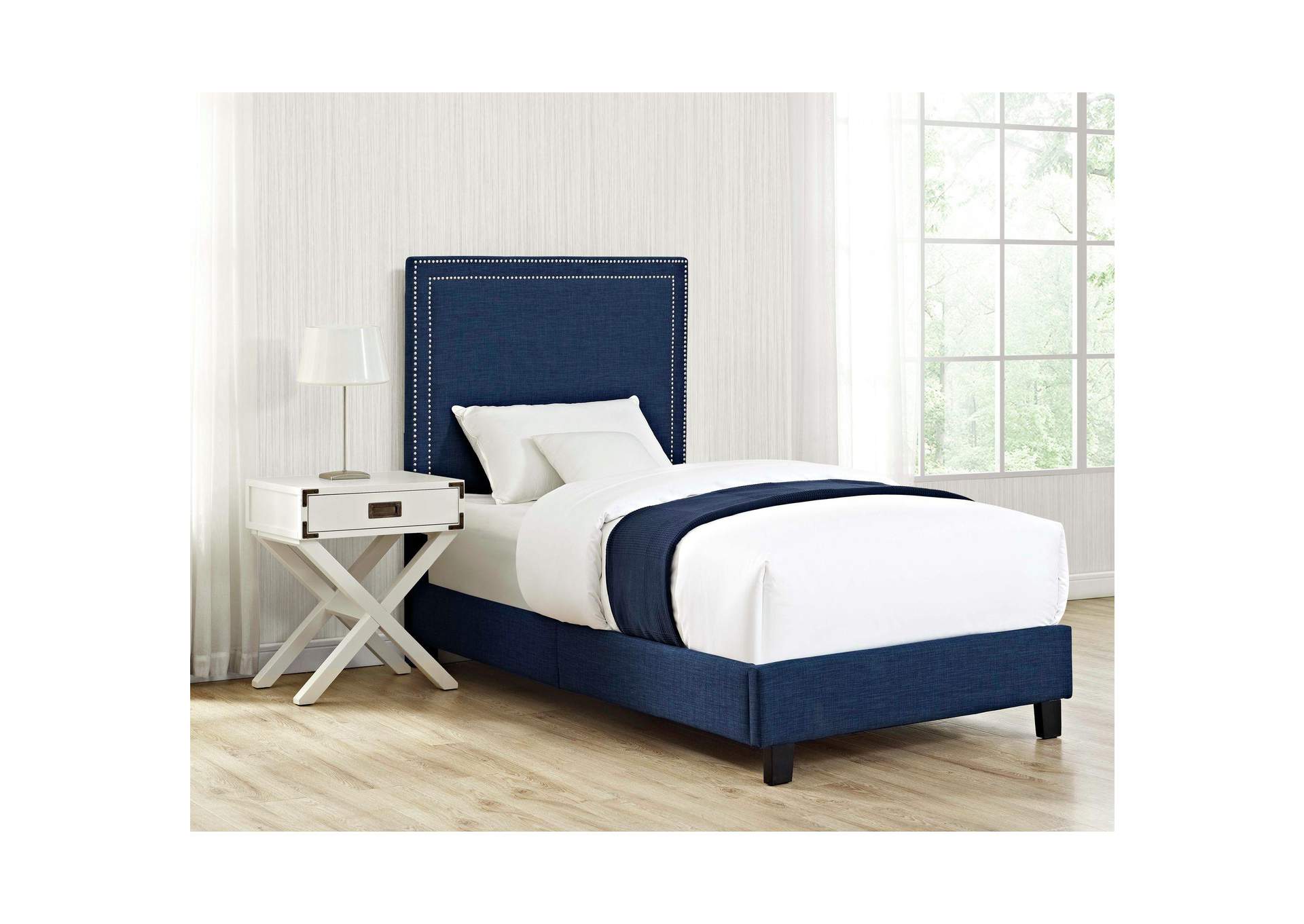 Erica Twin Bed In Heirloom Blue image 1